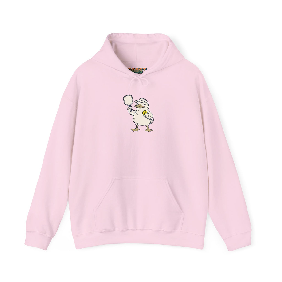 Duck pickleball hoodie in Light Pink