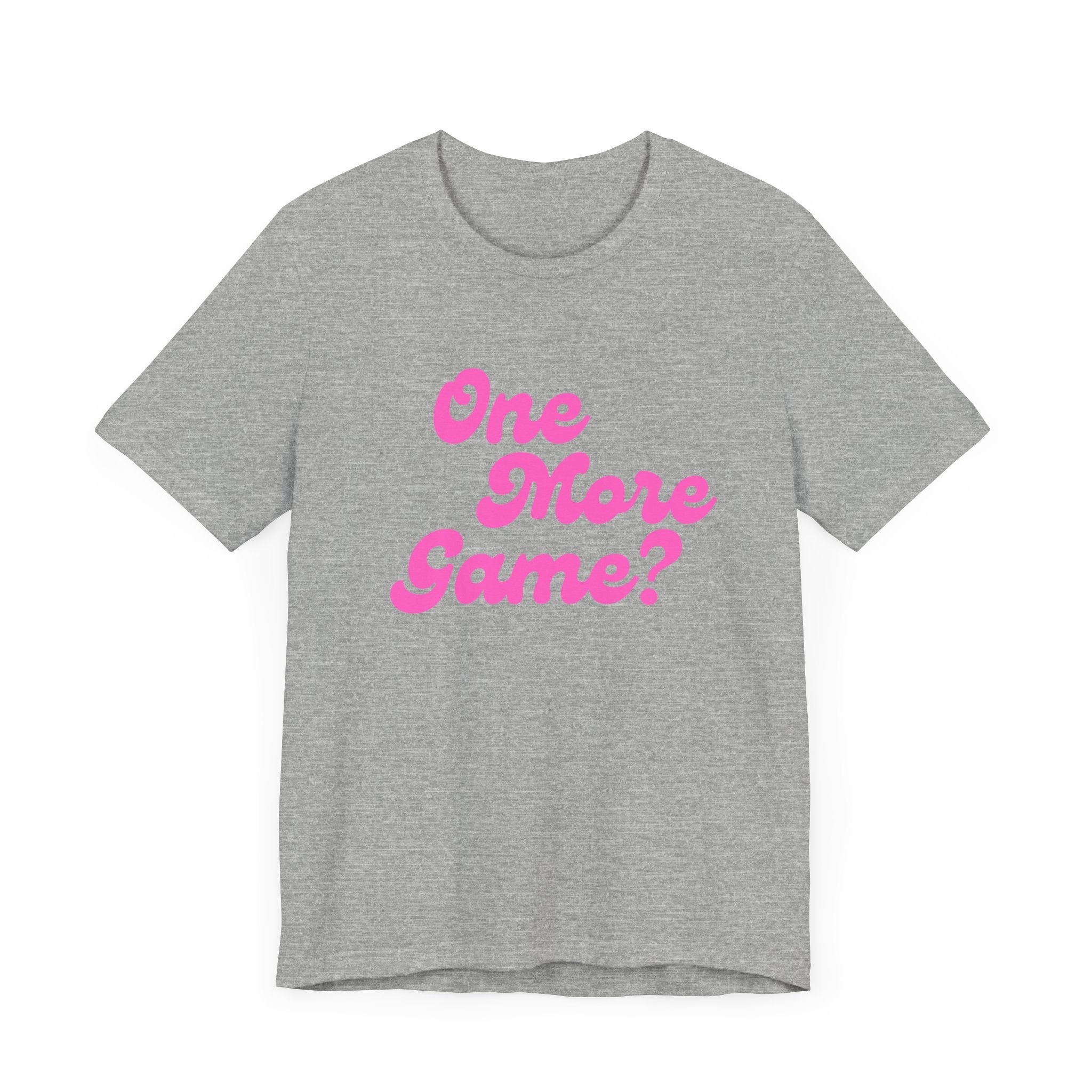 Pickleball T-Shirt | One More Game? | Pink Wednesdays Collection