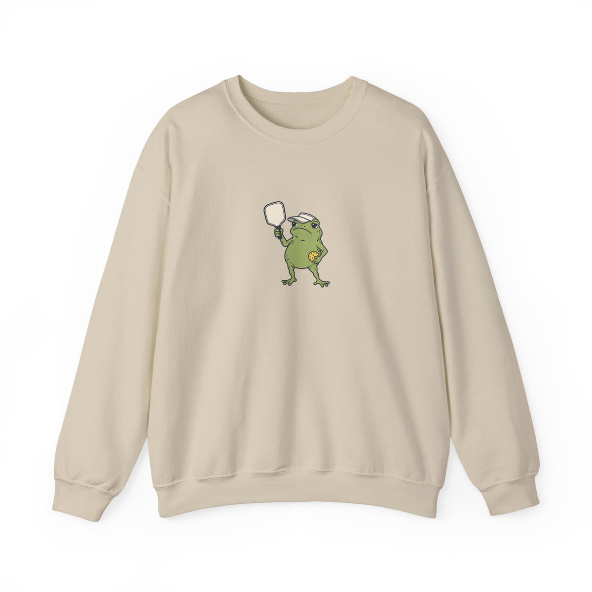 Frog Pickleball Crewneck Sweatshirt - Fine, One More Game
