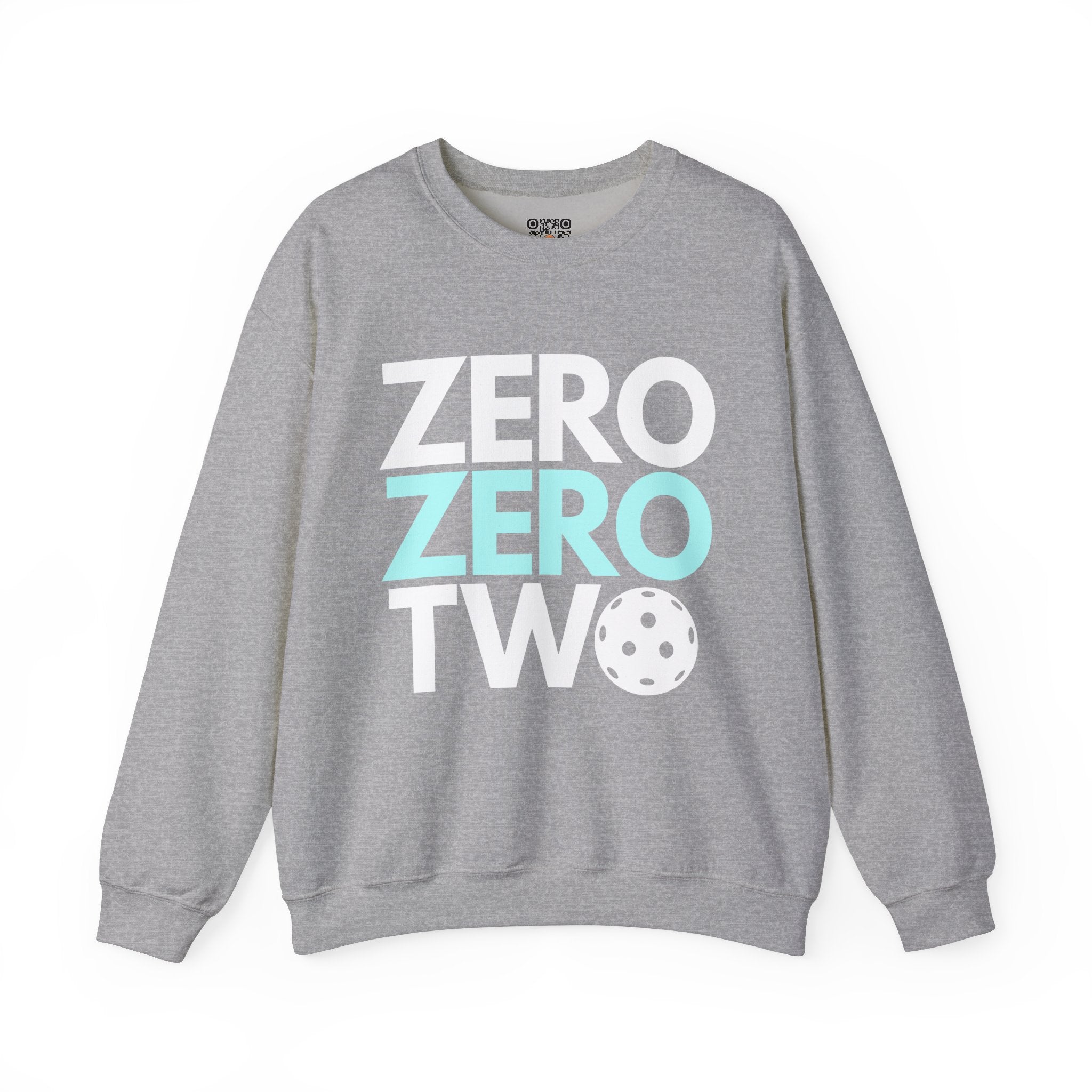 Pickleball Crewneck Sweatshirt - Zero, Zero, Two. - Pickleball Sweatshirt for Women & Men