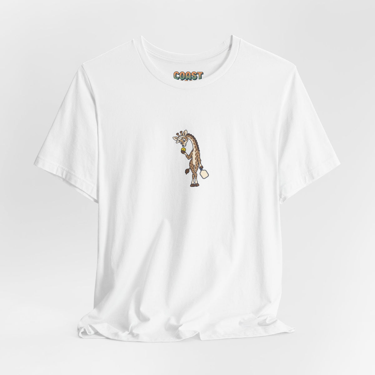 Giraffe pickleball t-shirt, Head and Shoulders Above the Kitchen