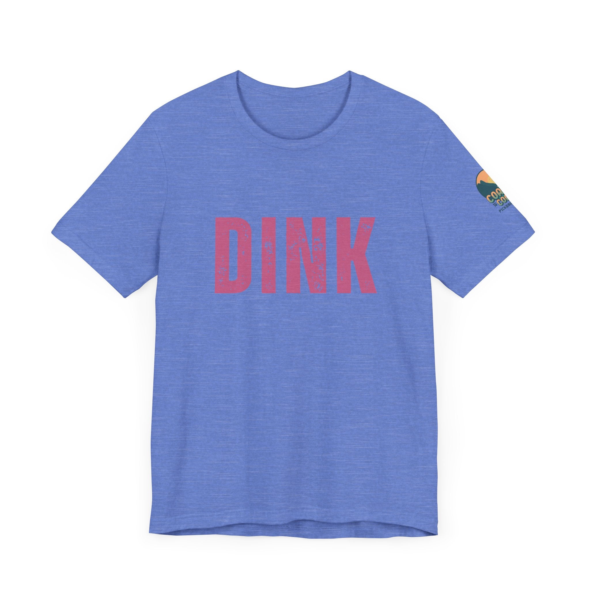 Classic Pickleball T-Shirt - DINK w/ C2C Logo on Sleeve