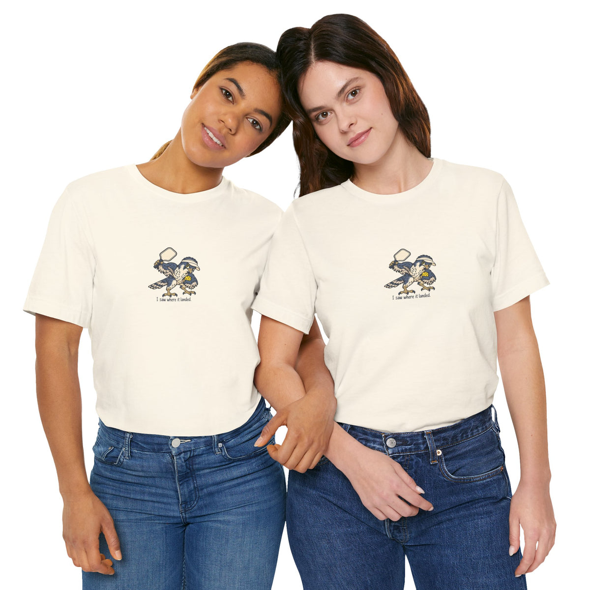 Falcon pickleball t-shirt, I Saw Where It Landed