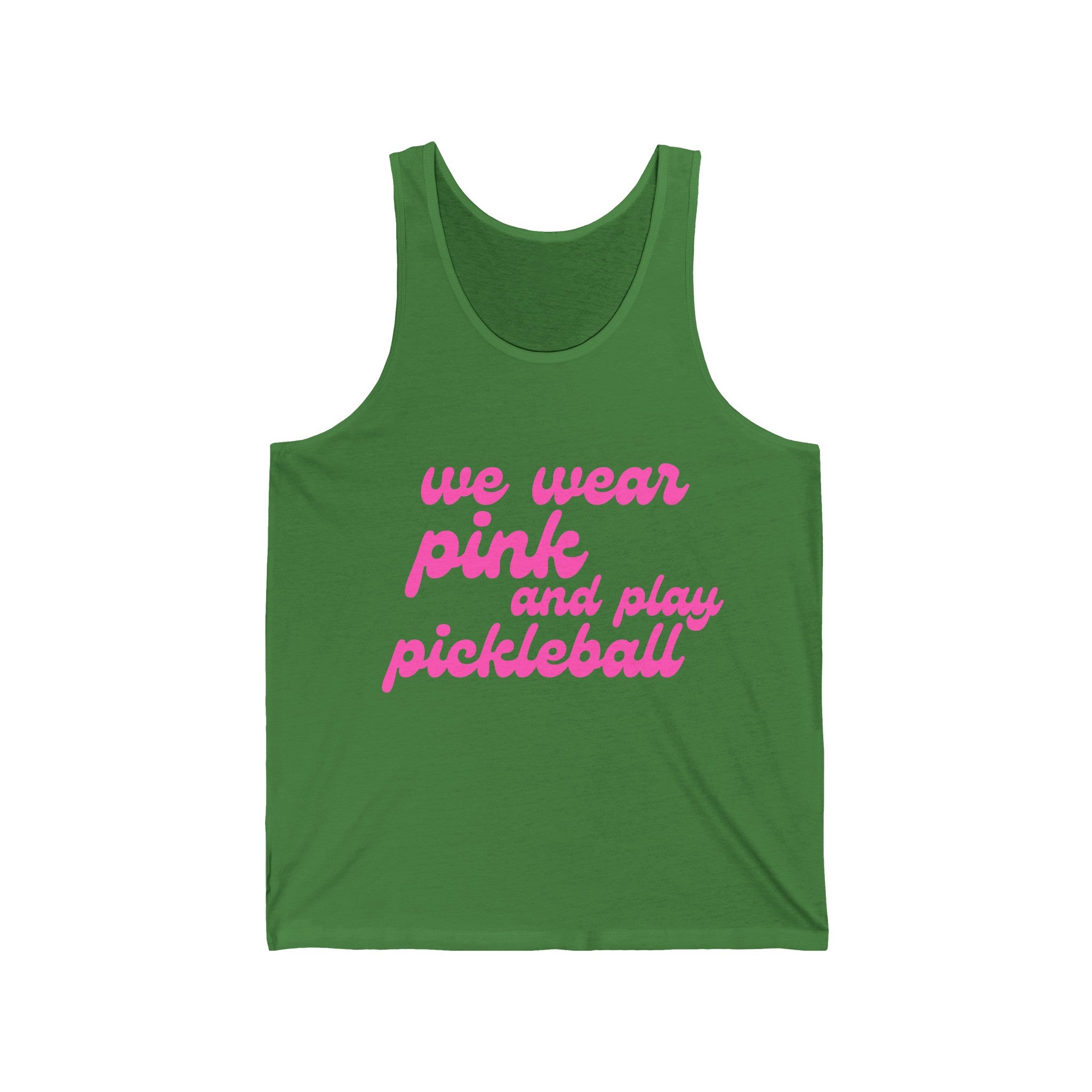 Pickleball Tank | We wear pink and play pickleball | Pink Wednesdays Collection
