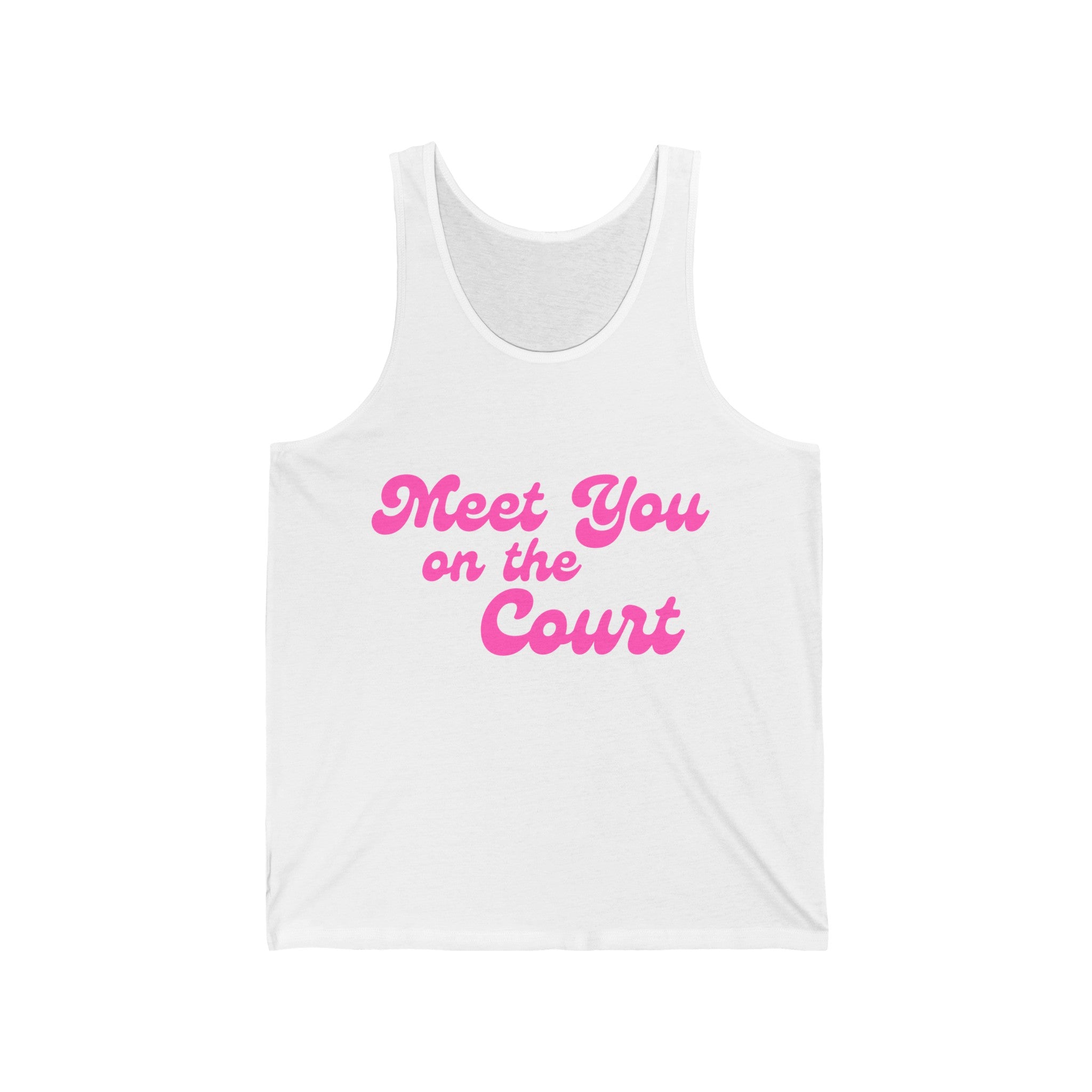 Pickleball Tank | Meet you on the Court | Pink Wednesdays Collection