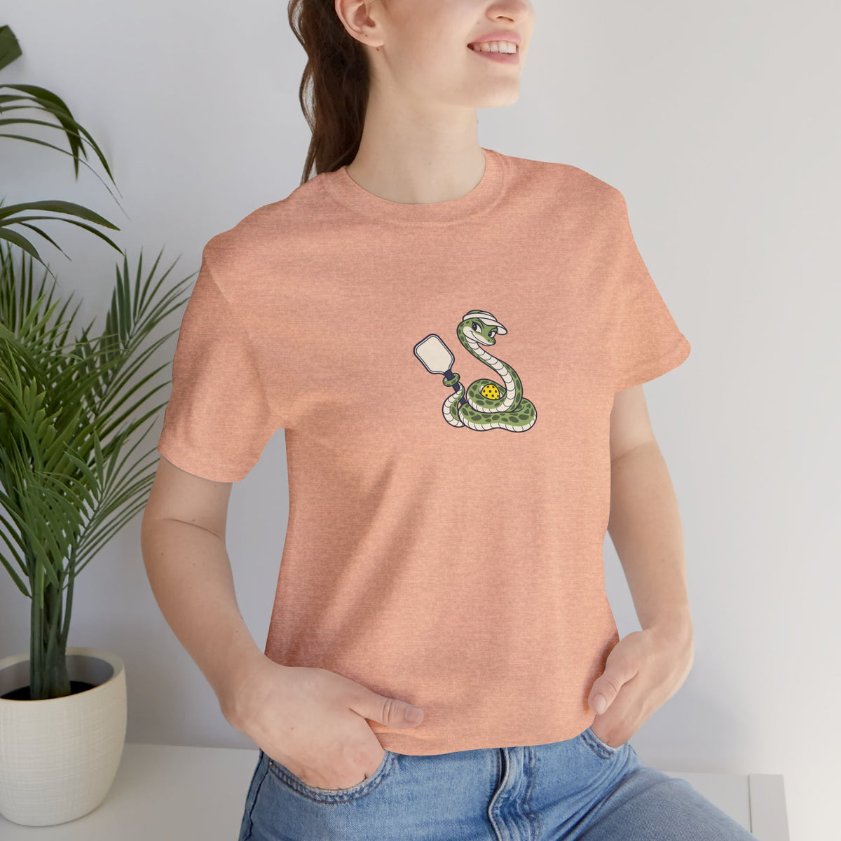 Snake pickleball t-shirt, Slithering Into the Kitchen