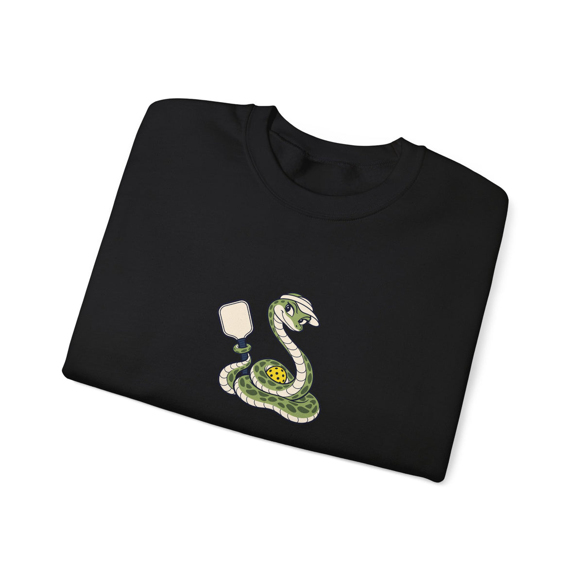 Snake pickleball crewneck sweatshirt, Slithering Into the Kitchen