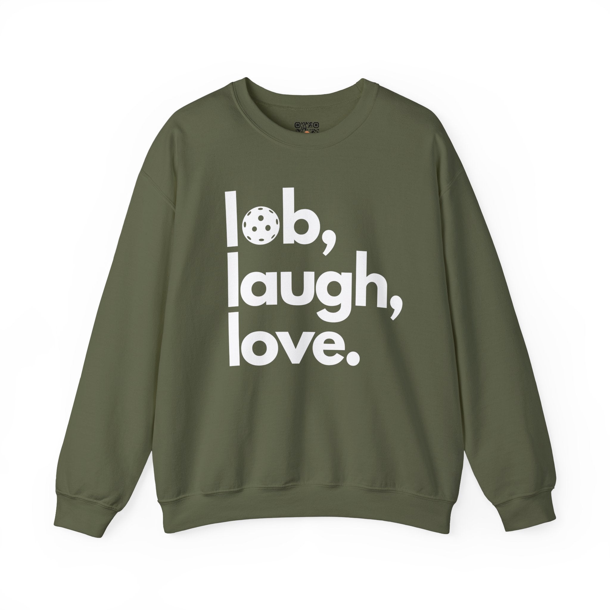 Pickleball Crewneck Sweatshirt - Lob, Laugh, Love.