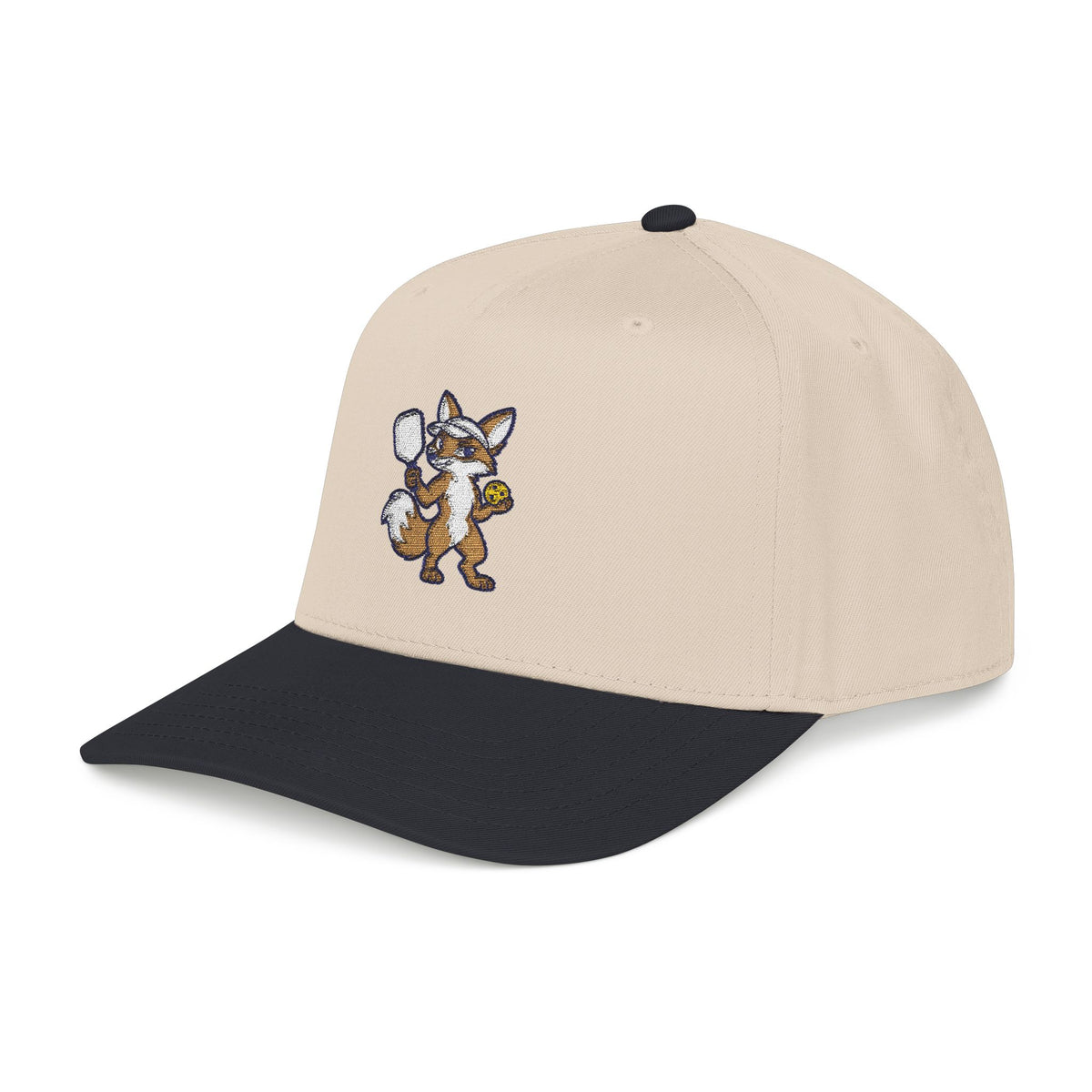Embroidered pickleball fox baseball cap, Sly Little Dinks