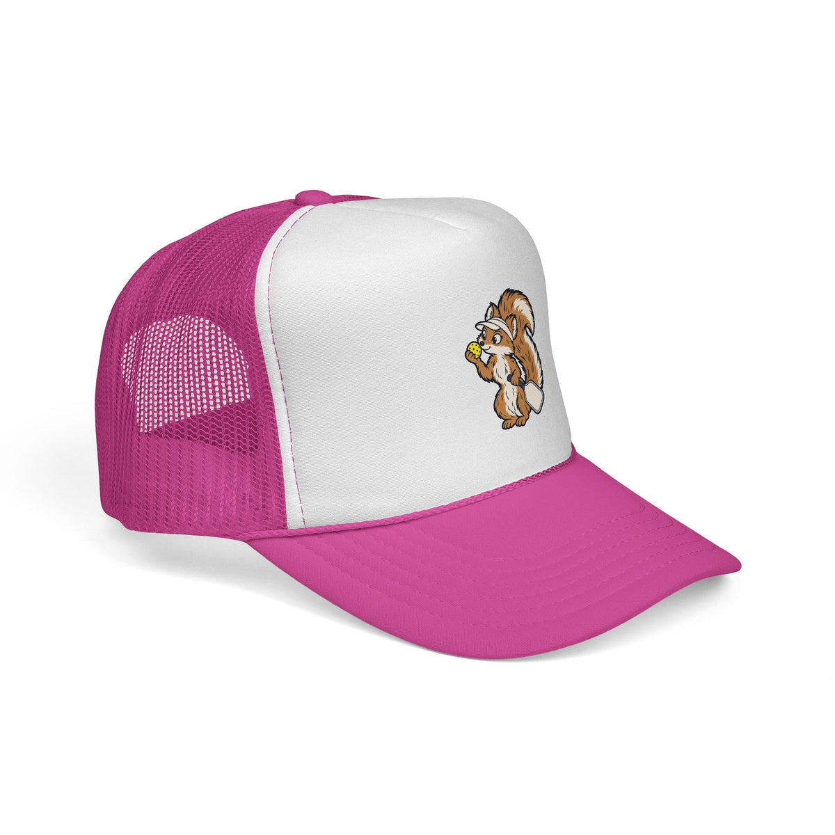Squirrel pickleball trucker hat, One More Game
