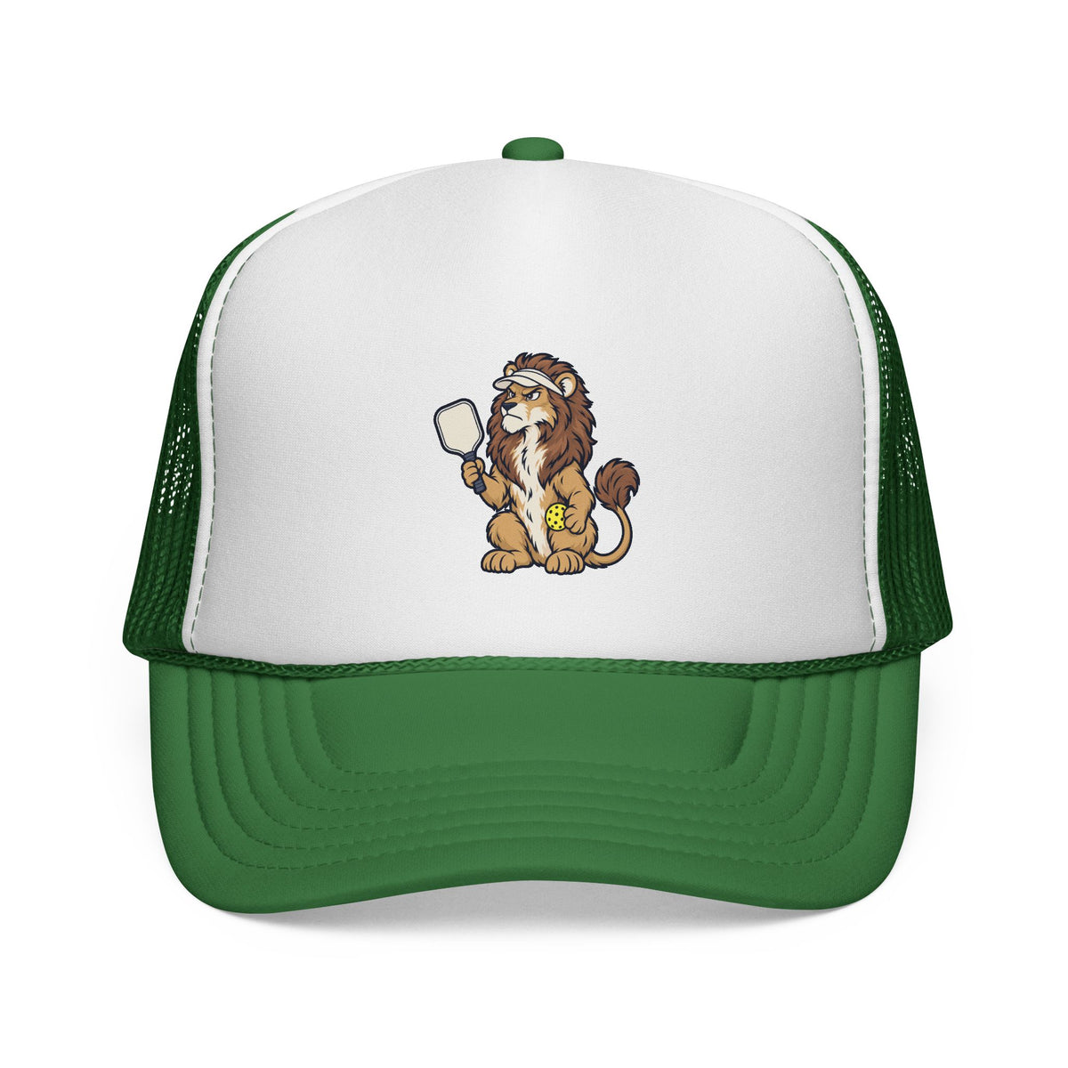 Lion pickleball trucker hat in Green