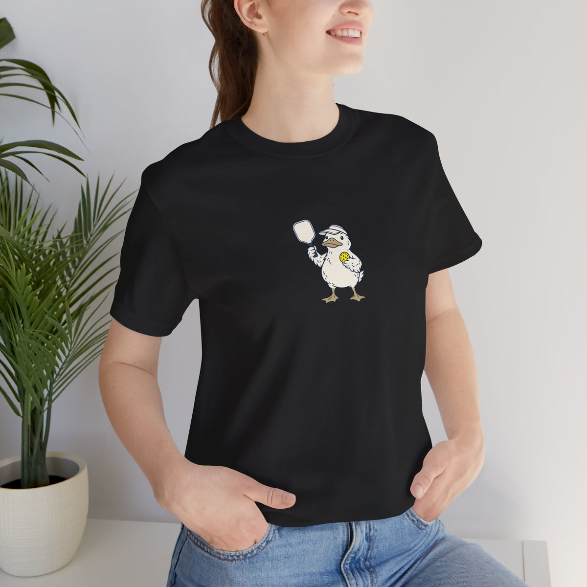 Duck pickleball t-shirt, Calm on Top, Paddling Hard Below