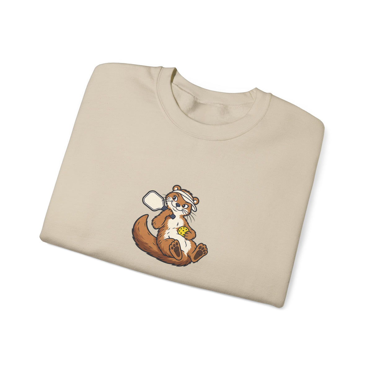 Otter pickleball crewneck sweatshirt, I Had Plans, Then Pickleball