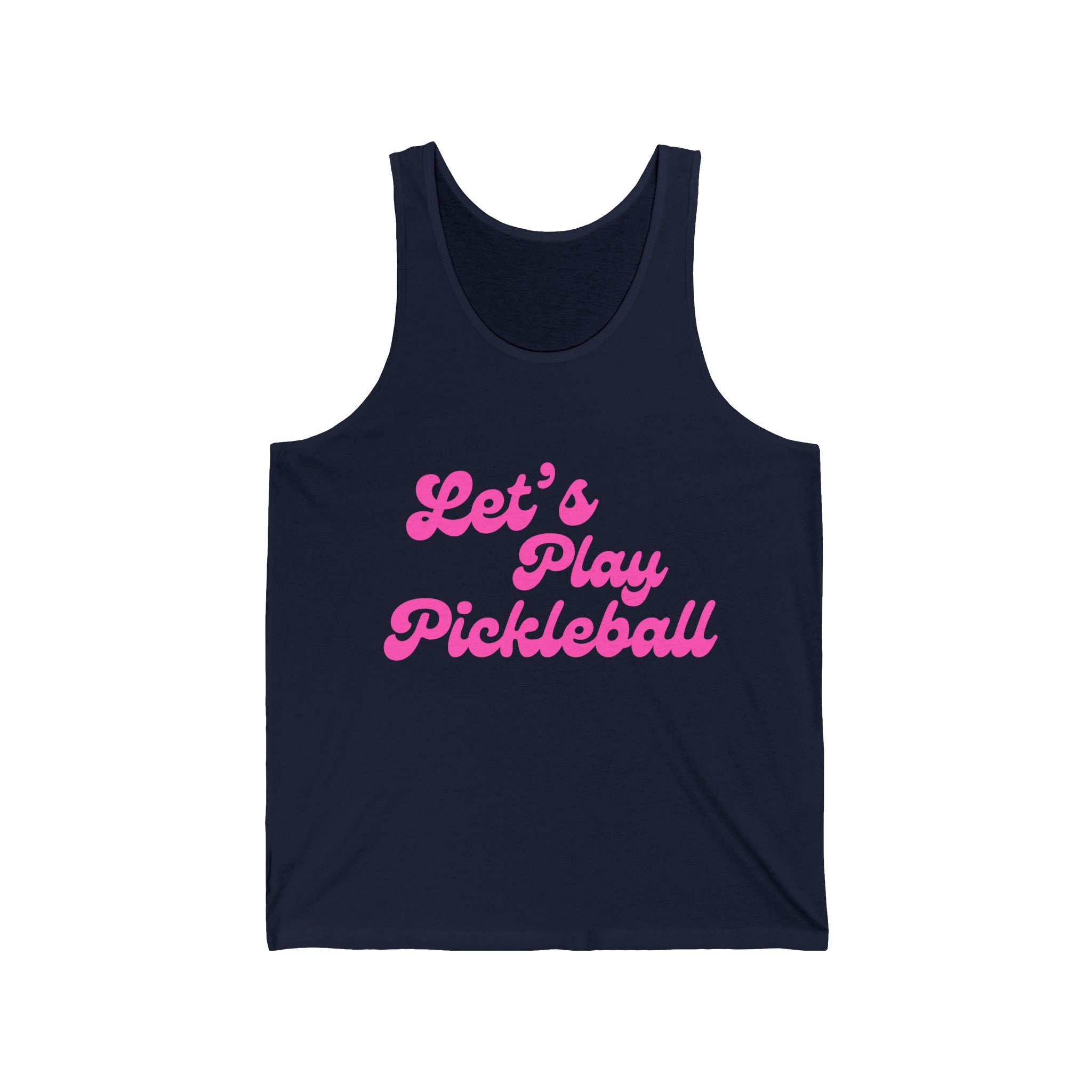 Pickleball Tank | Let's Play Pickleball | Pink Wednesdays Collection