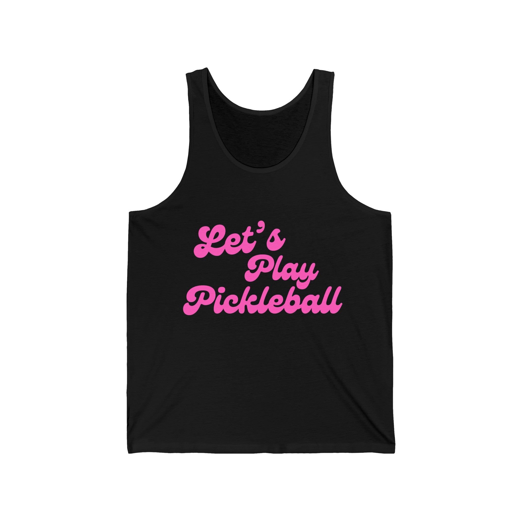 Pickleball Tank | Let's Play Pickleball | Pink Wednesdays Collection