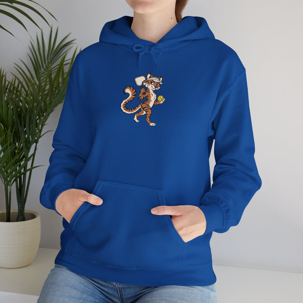 Tiger pickleball hoodie, Eye of the Tiger Dink