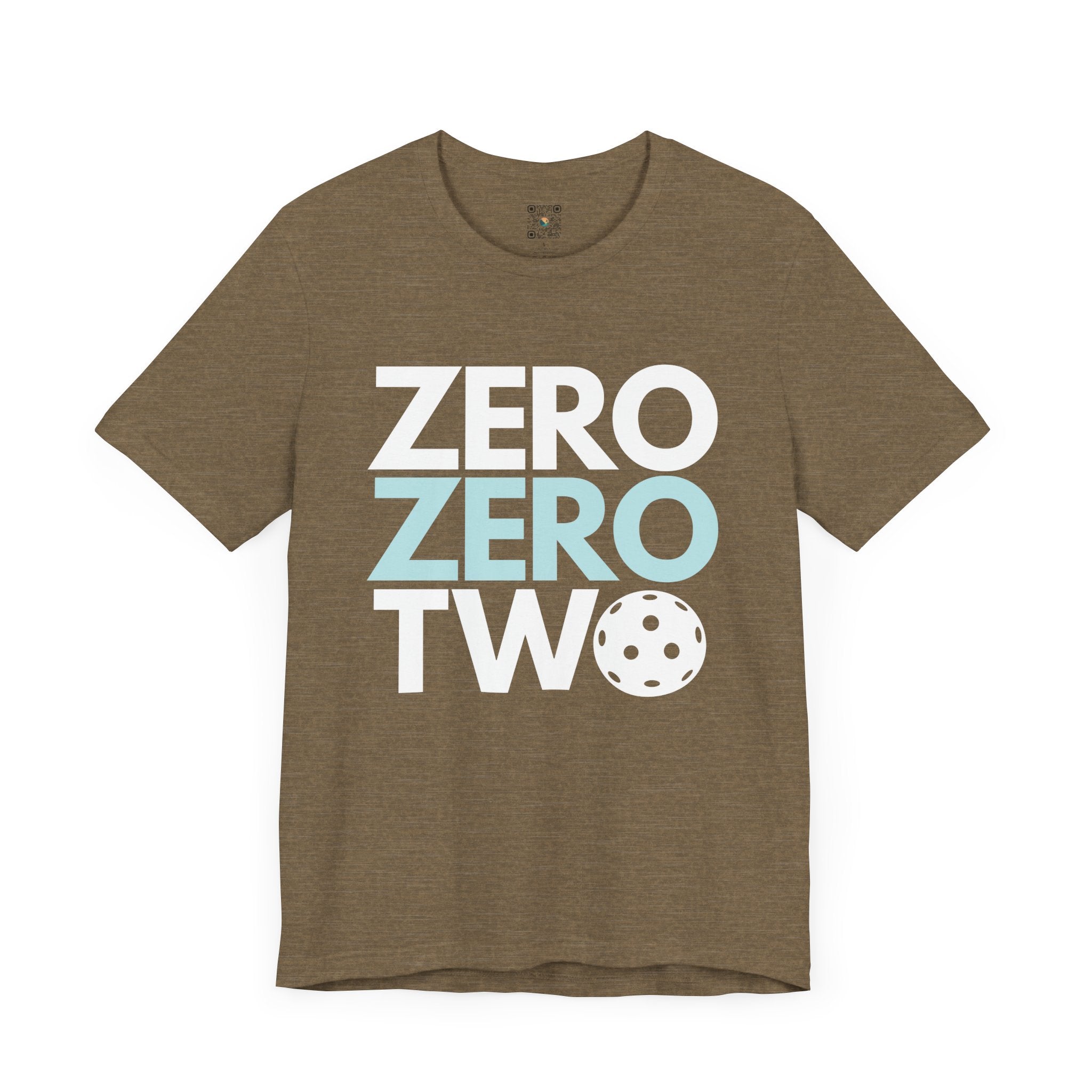 Pickleball T-Shirt - ZERO ZERO TWO with Pickleball Design