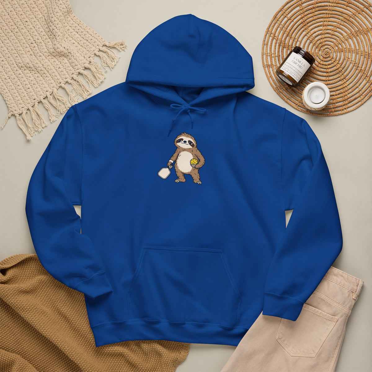 Sloth pickleball hoodie, Saving Energy for Game Point