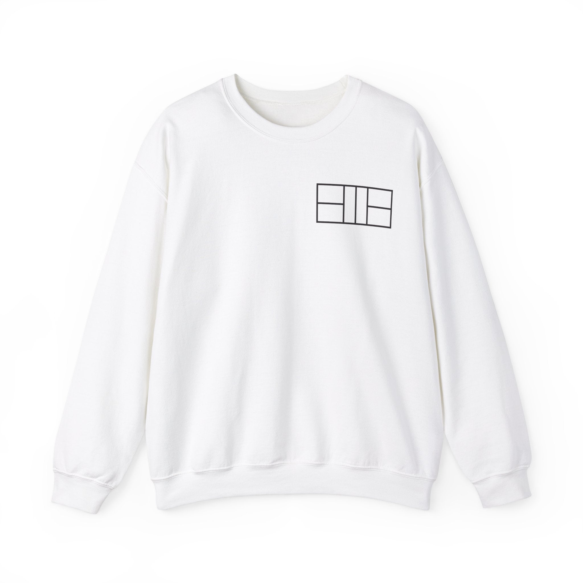 Unisex Heavy Blend Crewneck Sweatshirt - Pickleball Court