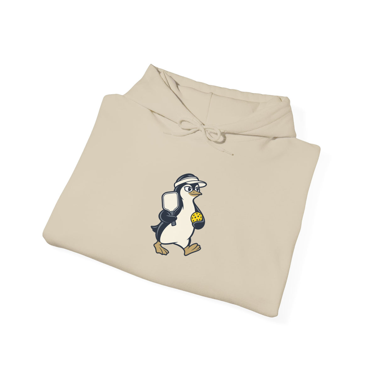 Penguin pickleball hoodie, Cool Under Pressure