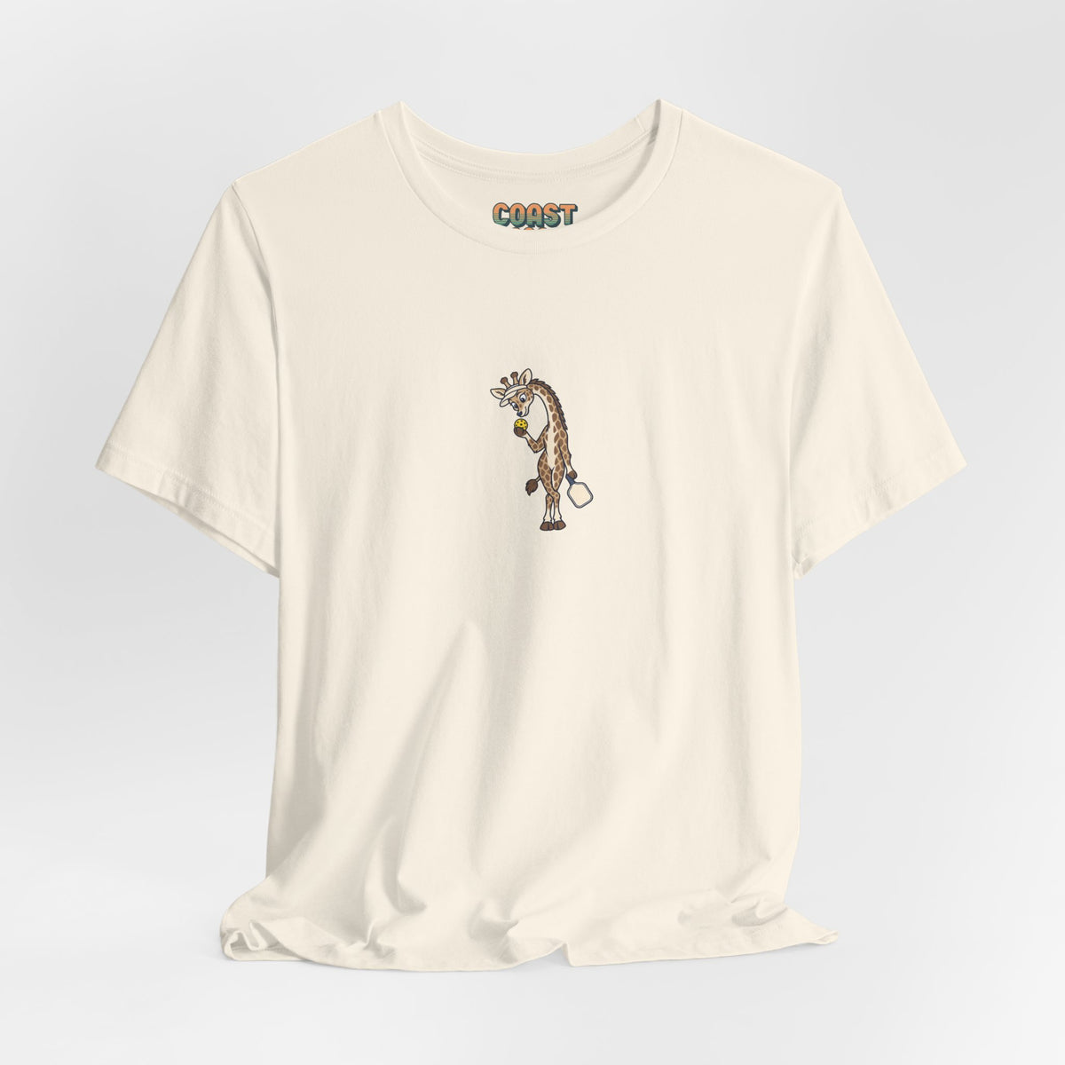 Giraffe pickleball t-shirt, Head and Shoulders Above the Kitchen