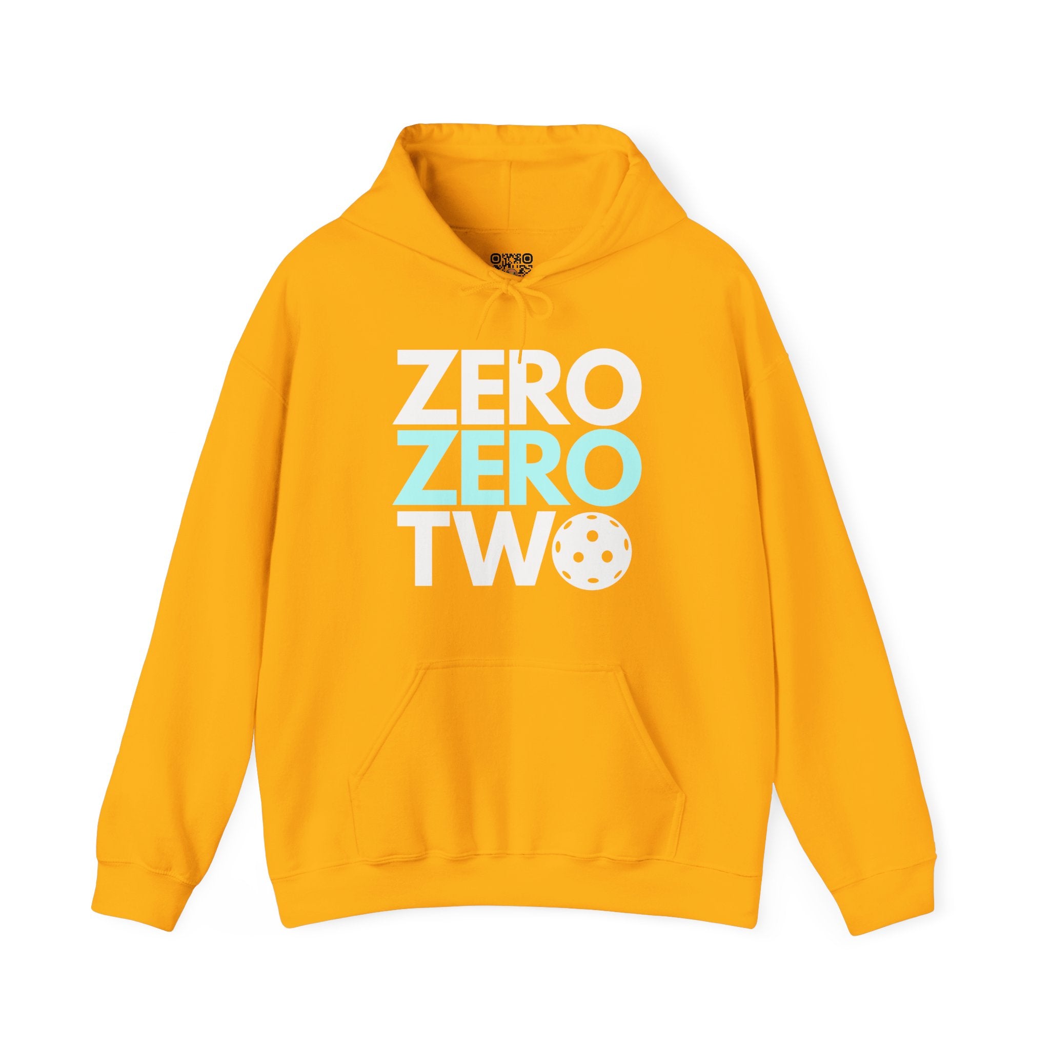 Pickleball Hoodie - ZERO ZERO TWO with Pickleball - Pickleball Hoodie for Women & Men