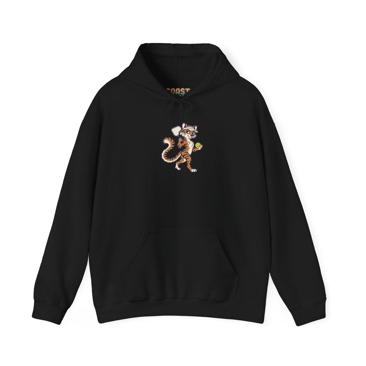 Tiger pickleball hoodie in Black