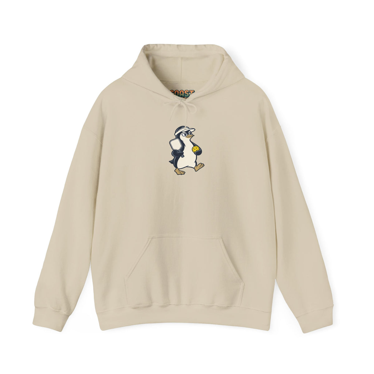 Penguin pickleball hoodie, Cool Under Pressure