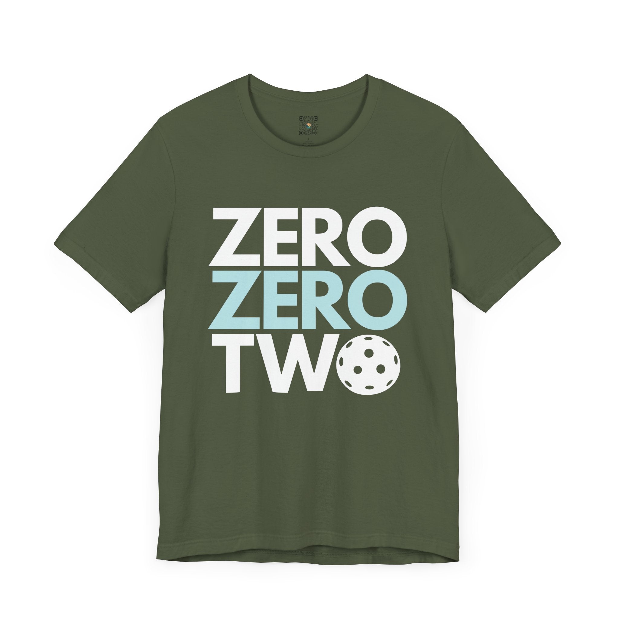 Pickleball T-Shirt - ZERO ZERO TWO with Pickleball Design