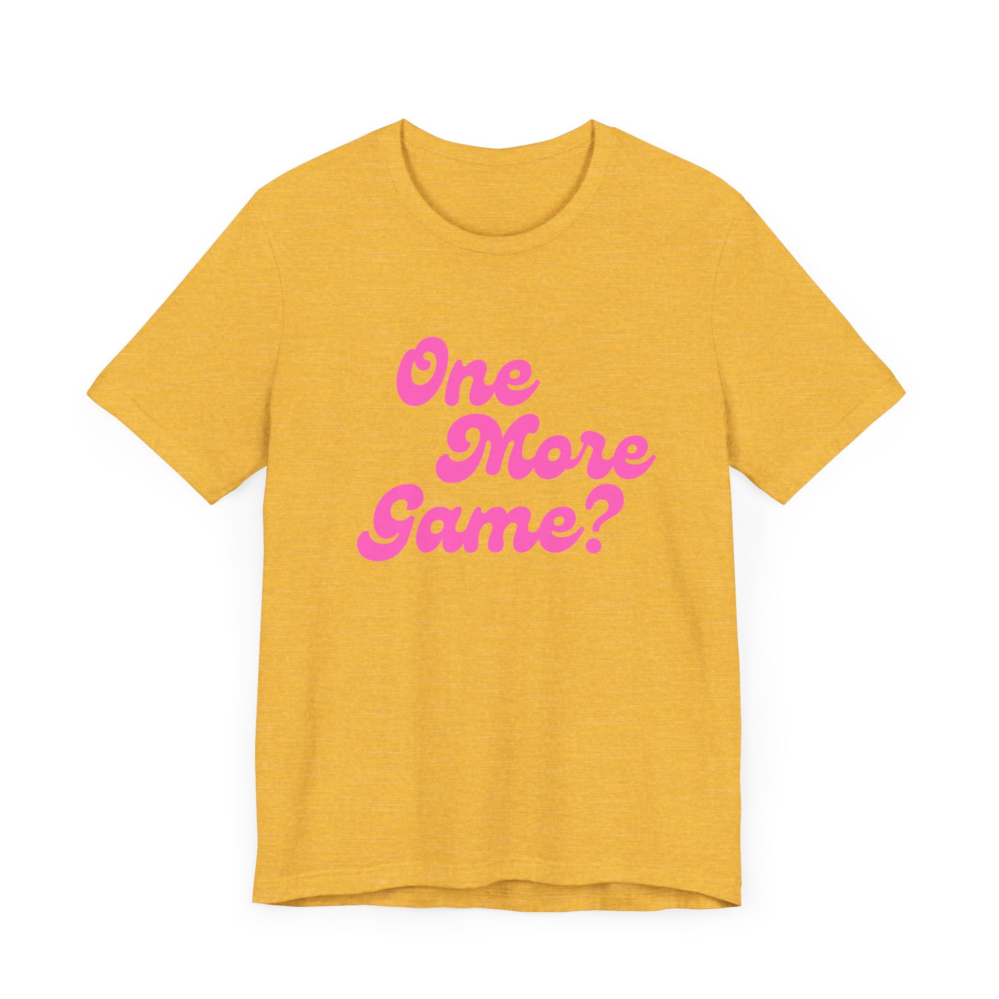 Pickleball T-Shirt | One More Game? | Pink Wednesdays Collection