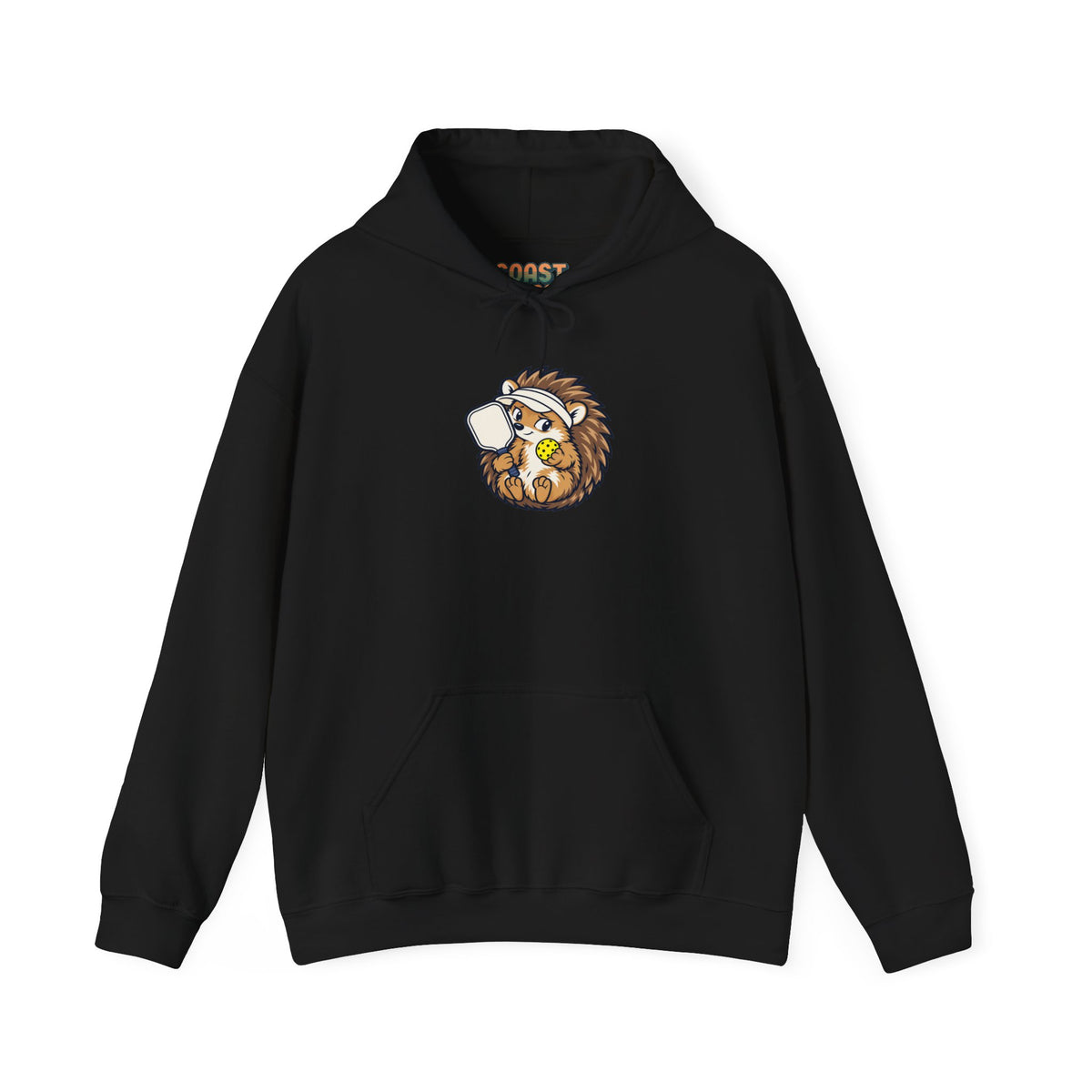 Hedgehog Pickleball Hoodie - Small Player, Full Commitment