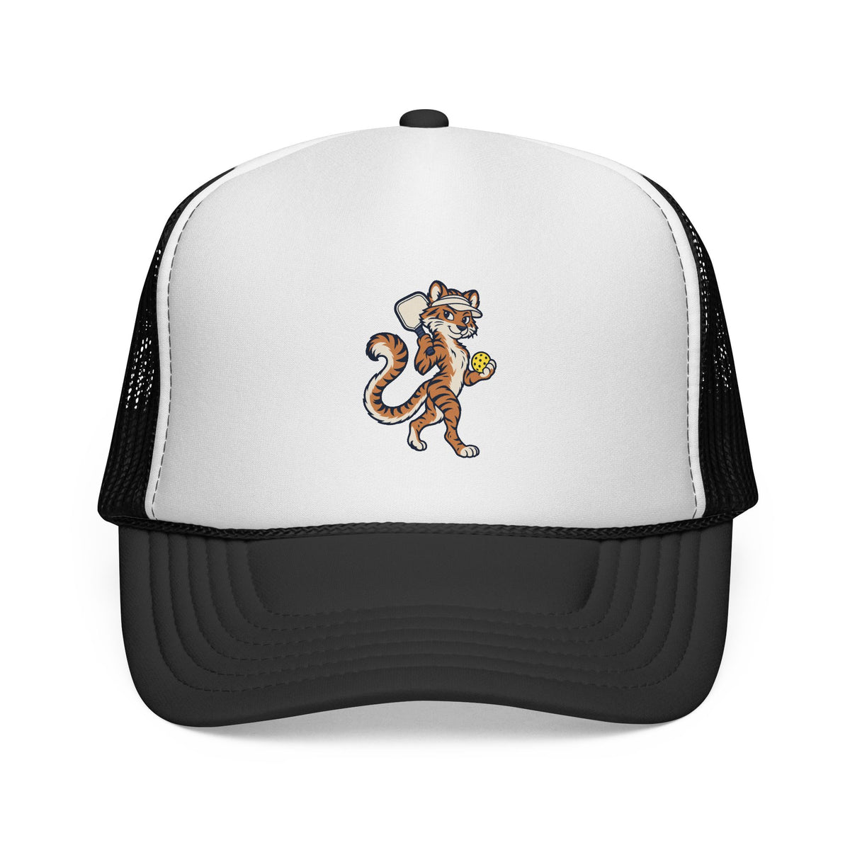Tiger pickleball trucker hat in Black