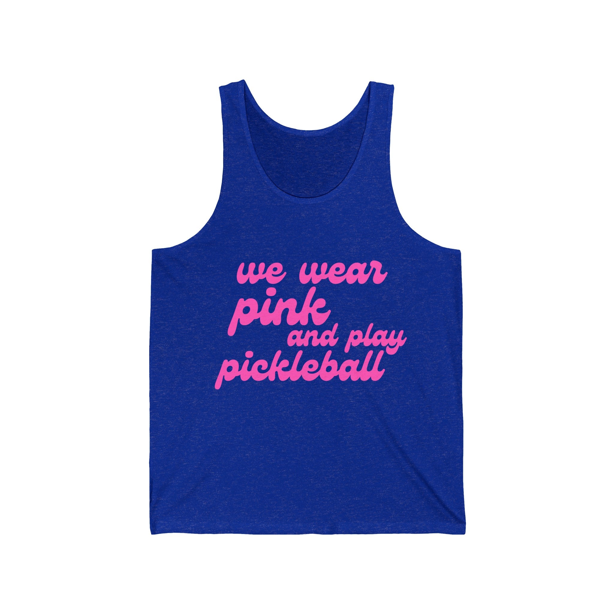 Pickleball Tank | We wear pink and play pickleball | Pink Wednesdays Collection