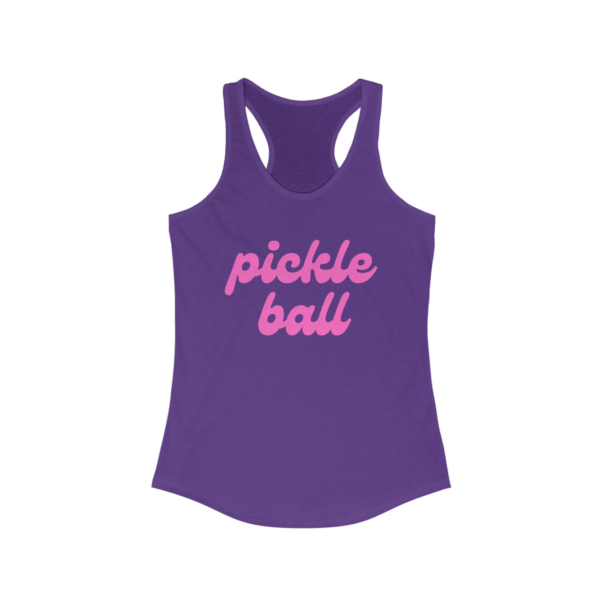 Women's Racerback Slim Fit Pickleball Tank | pickle ball | Pink Wednesdays Collection