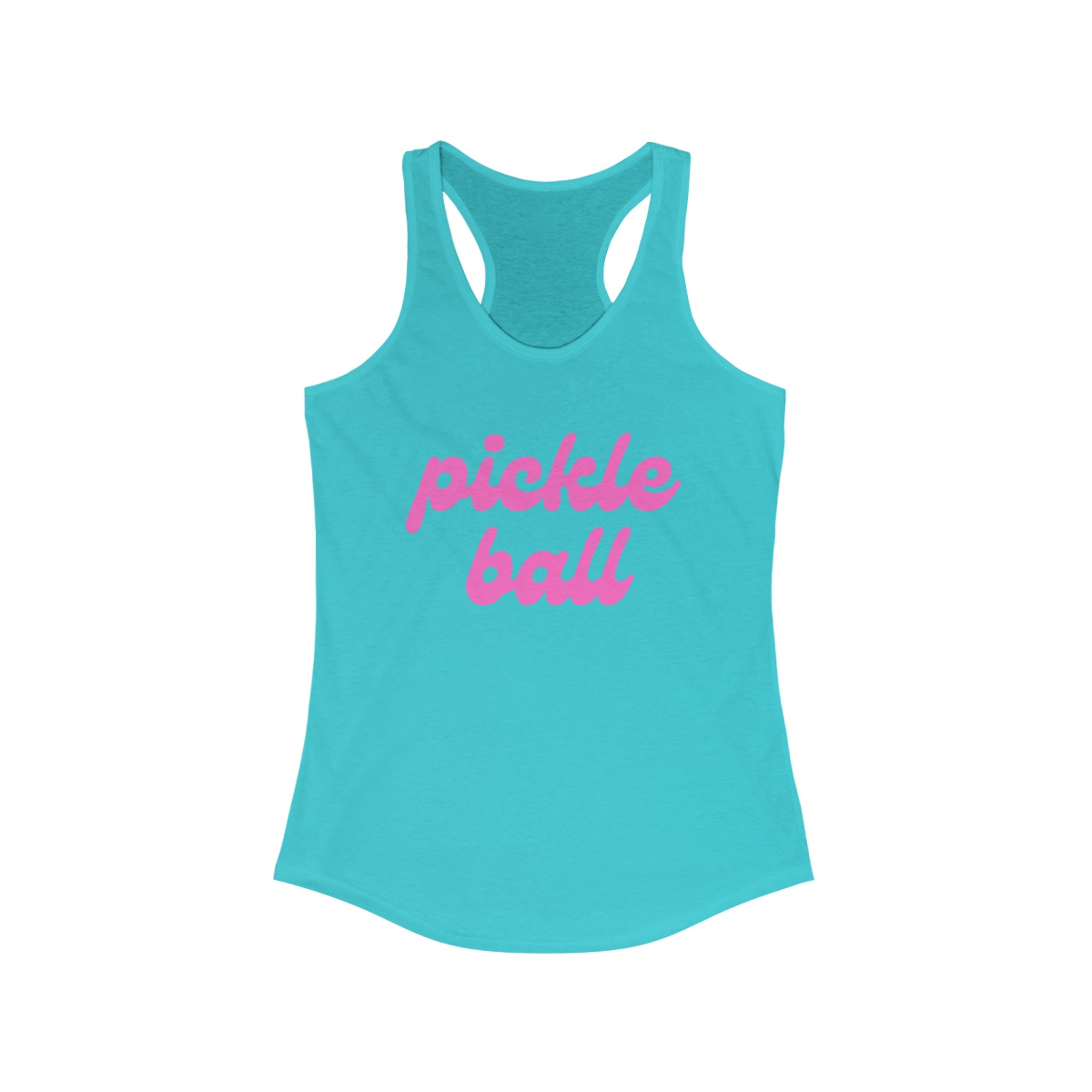 Women's Racerback Slim Fit Pickleball Tank | pickle ball | Pink Wednesdays Collection