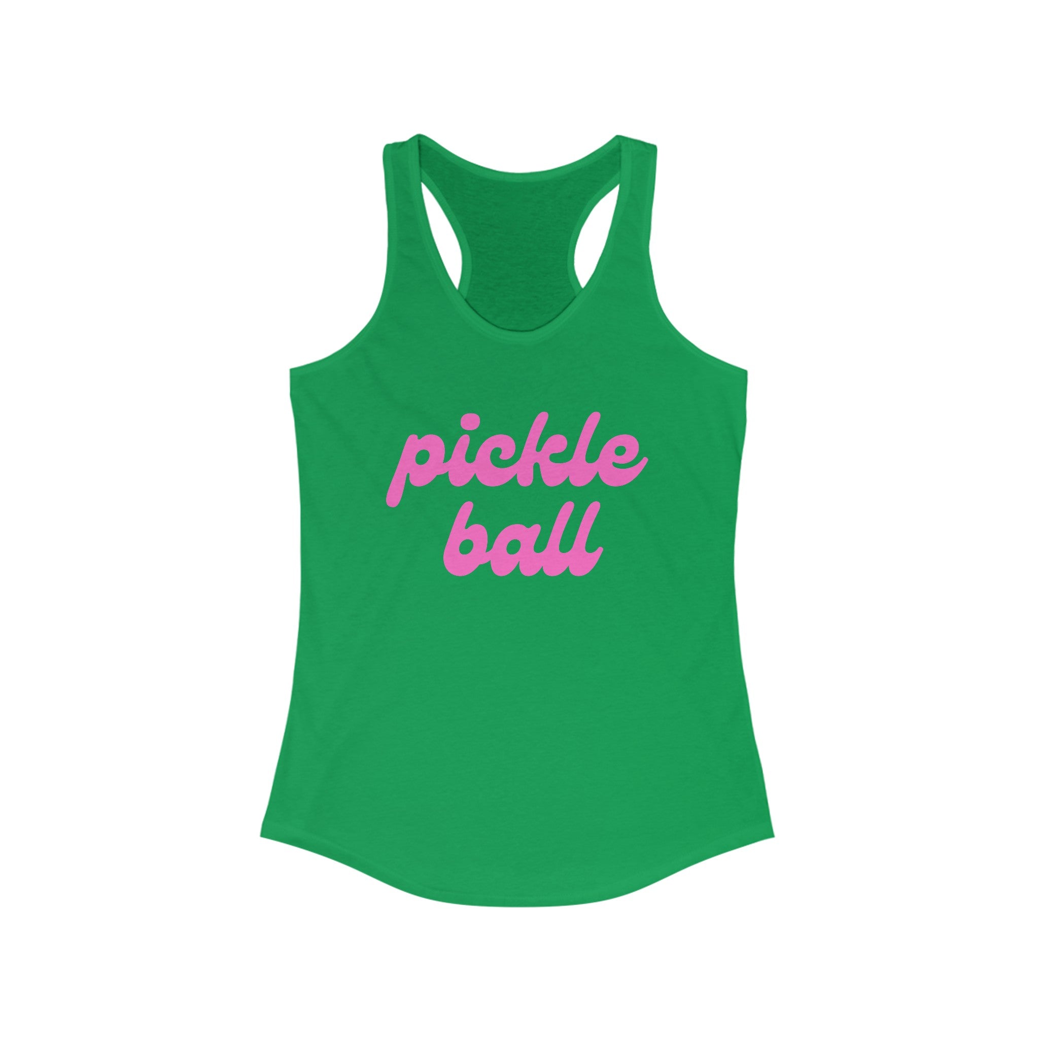 Women's Racerback Slim Fit Pickleball Tank | pickle ball | Pink Wednesdays Collection