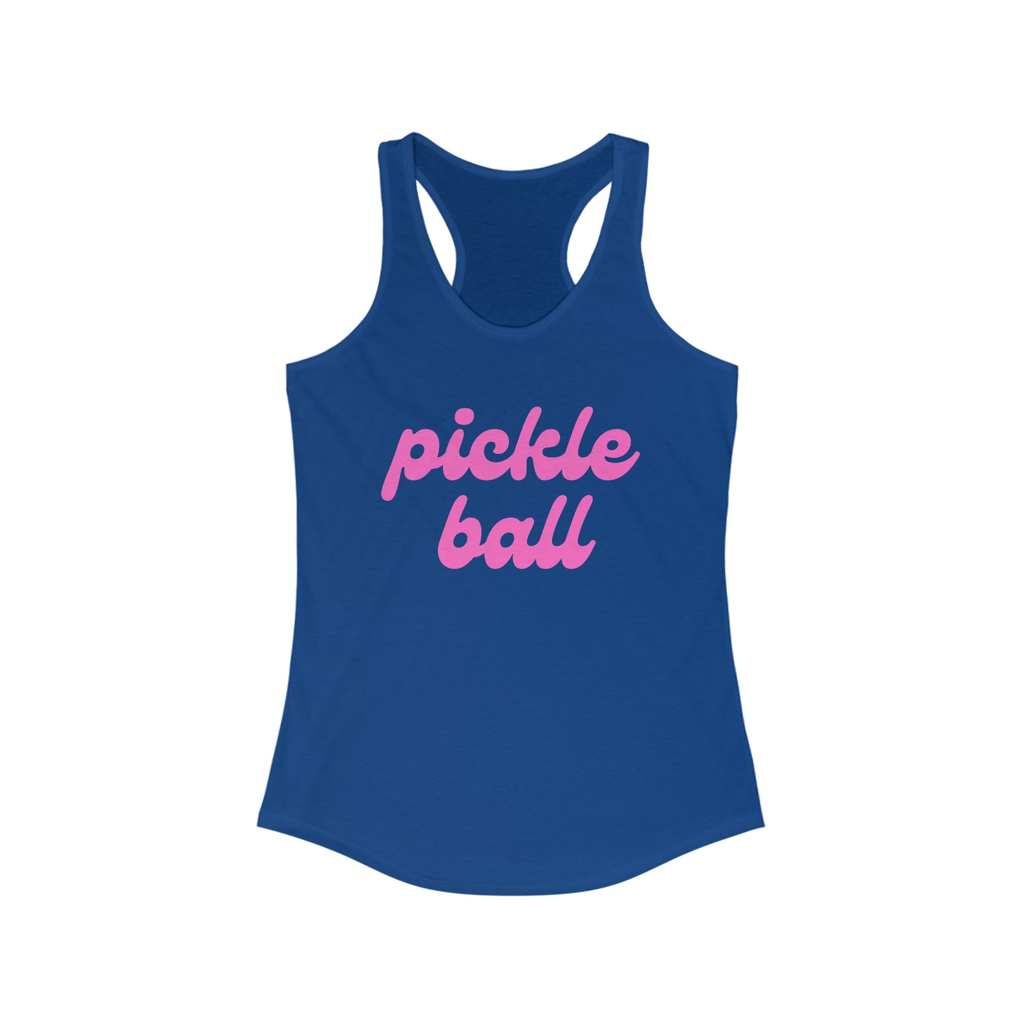 Women's Racerback Slim Fit Pickleball Tank | pickle ball | Pink Wednesdays Collection