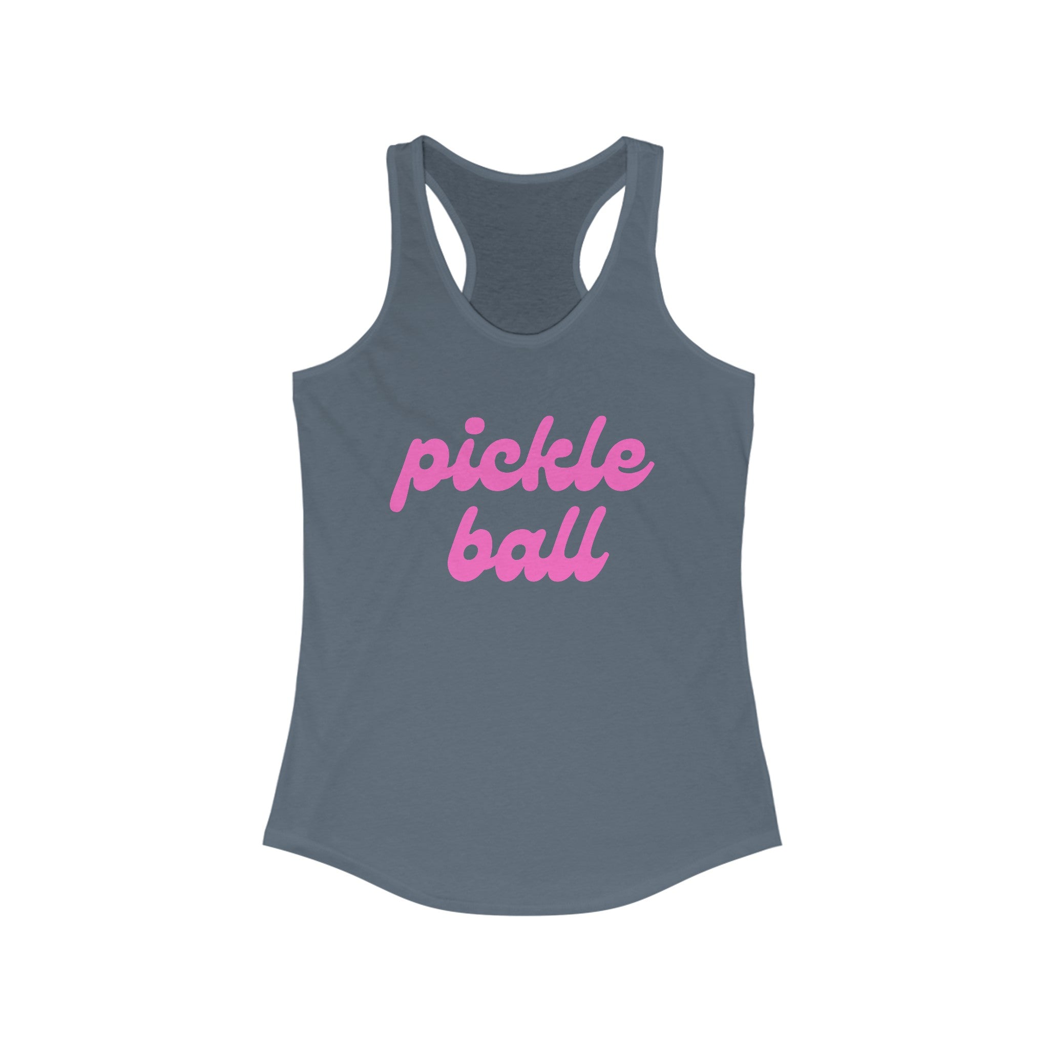 Women's Racerback Slim Fit Pickleball Tank | pickle ball | Pink Wednesdays Collection