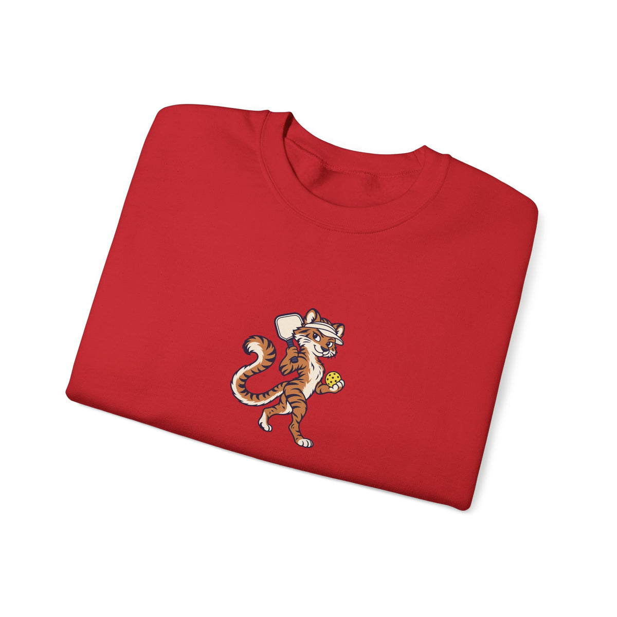 Tiger pickleball crewneck sweatshirt, Eye of the Tiger Dink