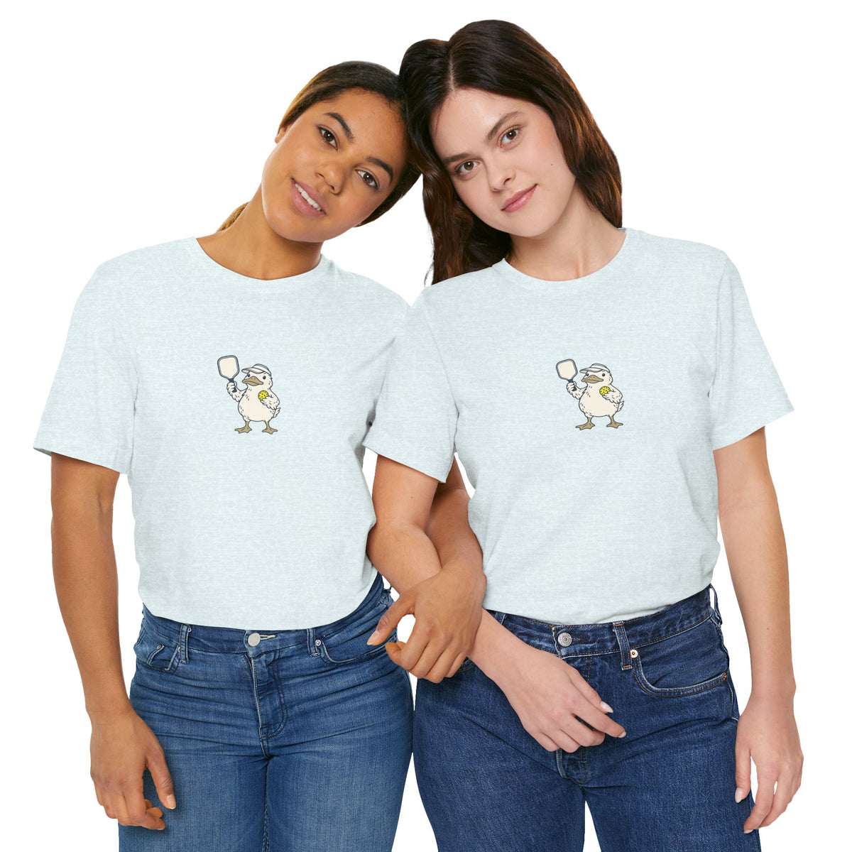 Duck pickleball t-shirt, Calm on Top, Paddling Hard Below
