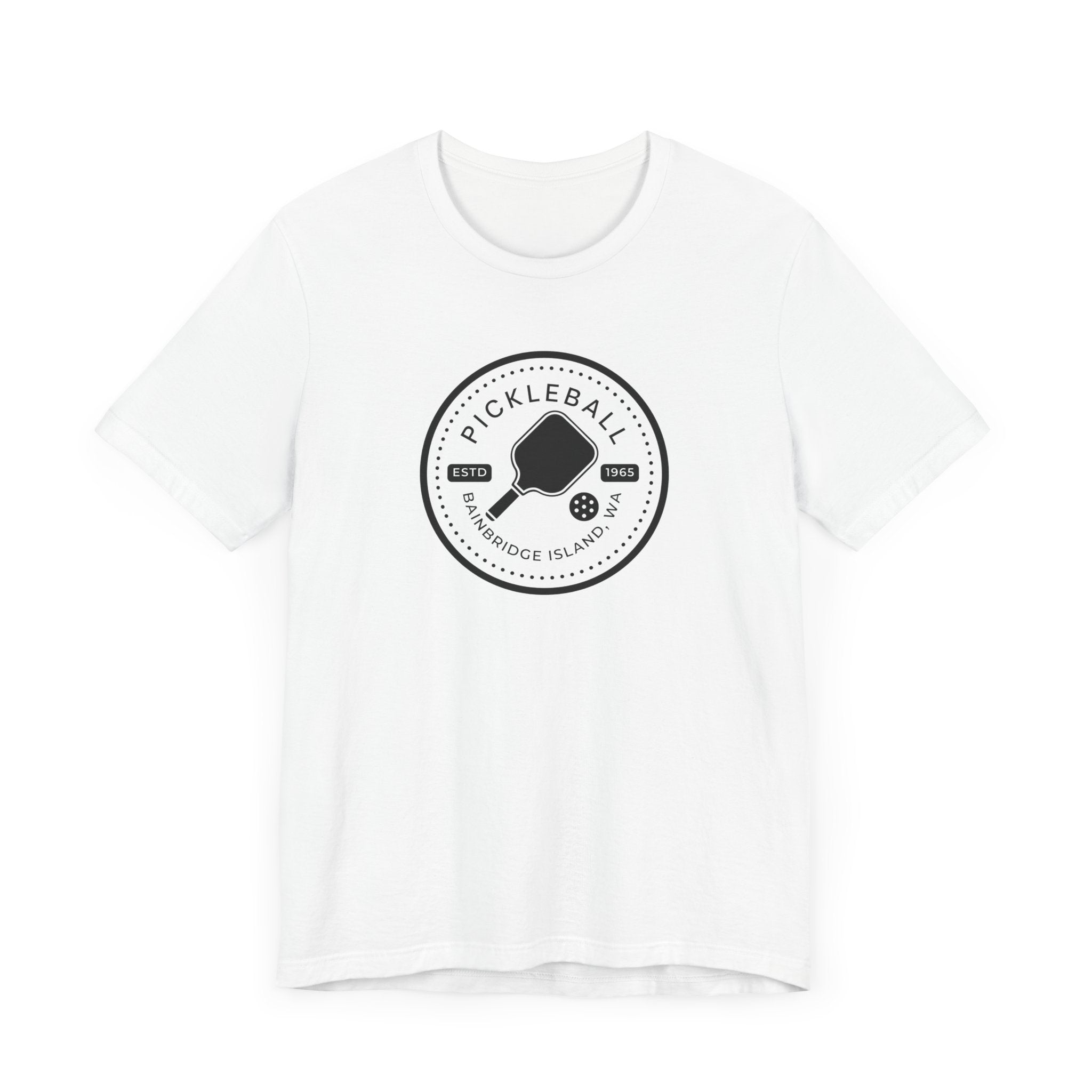 Pickleball T-Shirt - Pickleball Logo Bainbridge Island