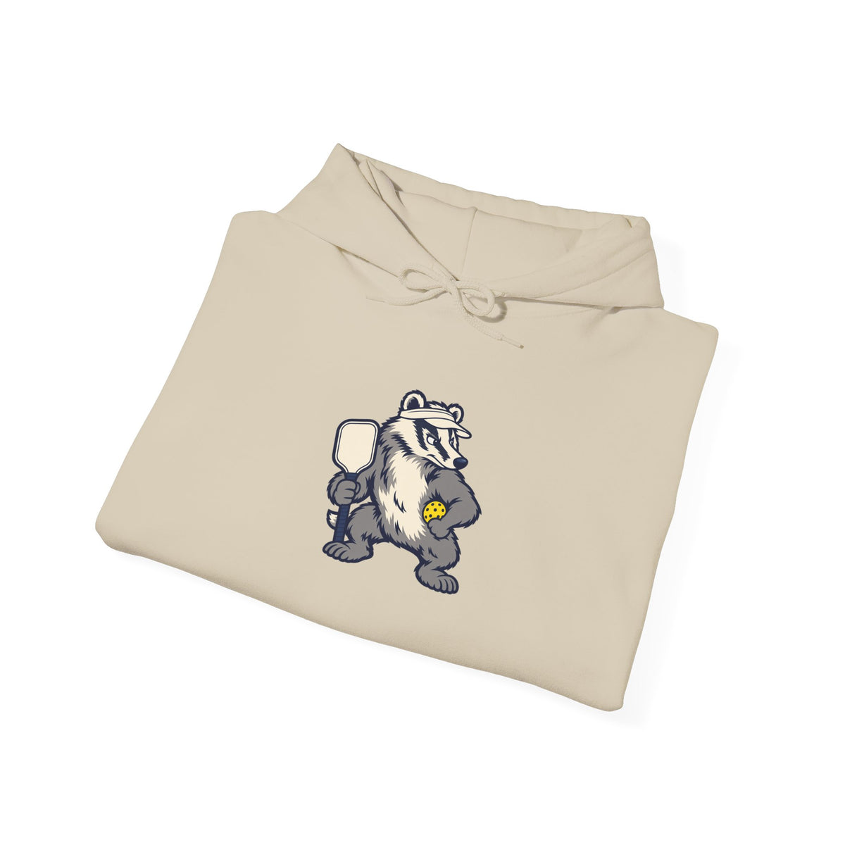 Badger pickleball hoodie, Don't Poke the Badger