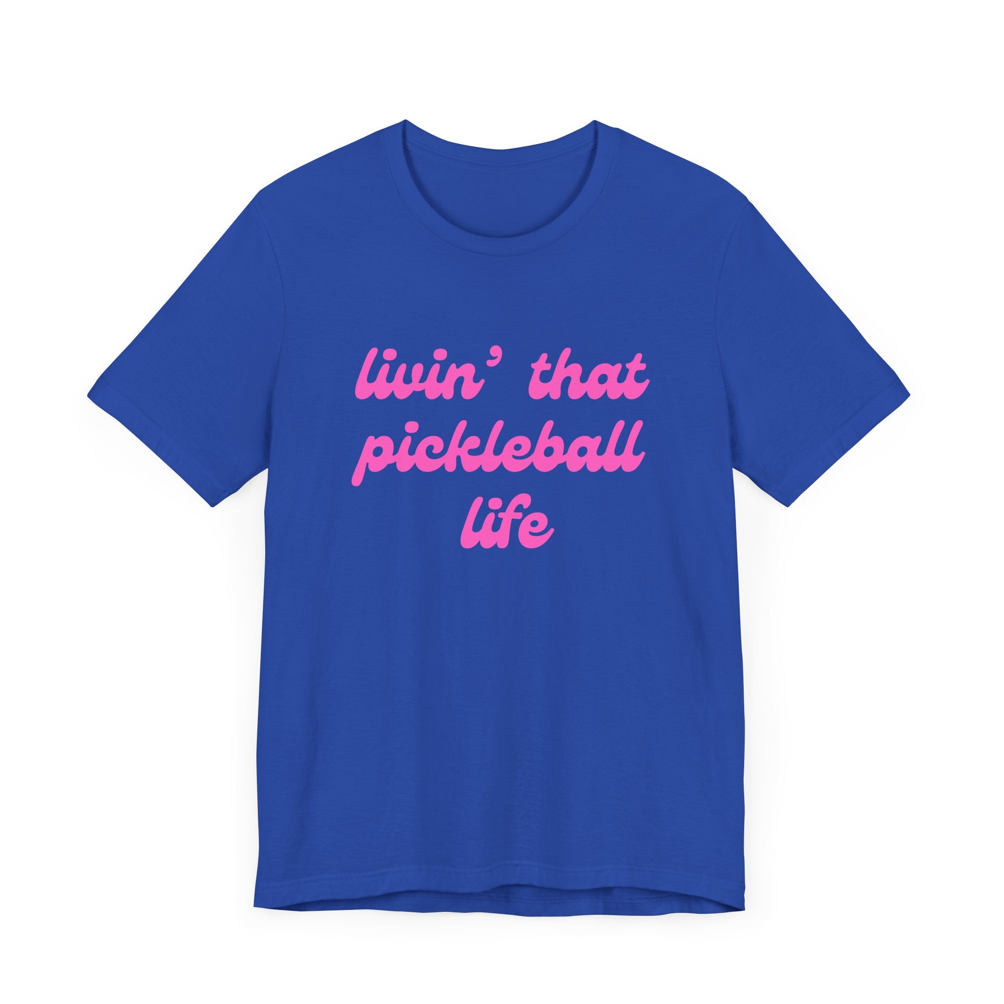 Classic Pickleball T-Shirt | livin' that pickleball life | Pink Wednesdays Collection
