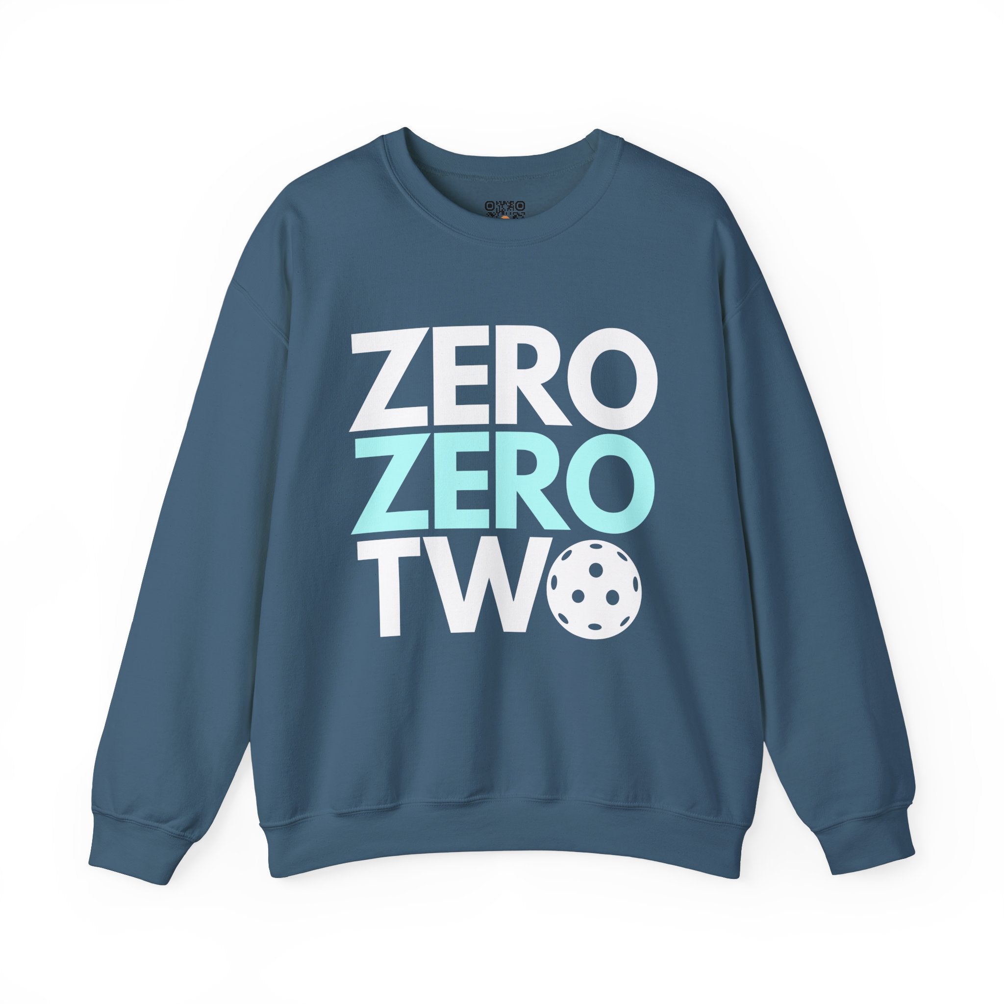 Pickleball Crewneck Sweatshirt - Zero, Zero, Two. - Pickleball Sweatshirt for Women & Men