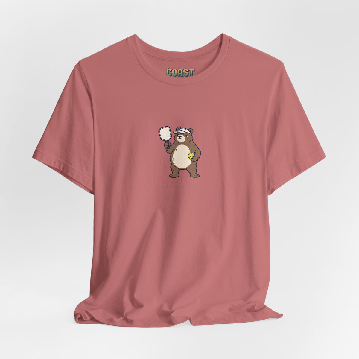 Bear pickleball t-shirt, Bear With Me, I'm Serving