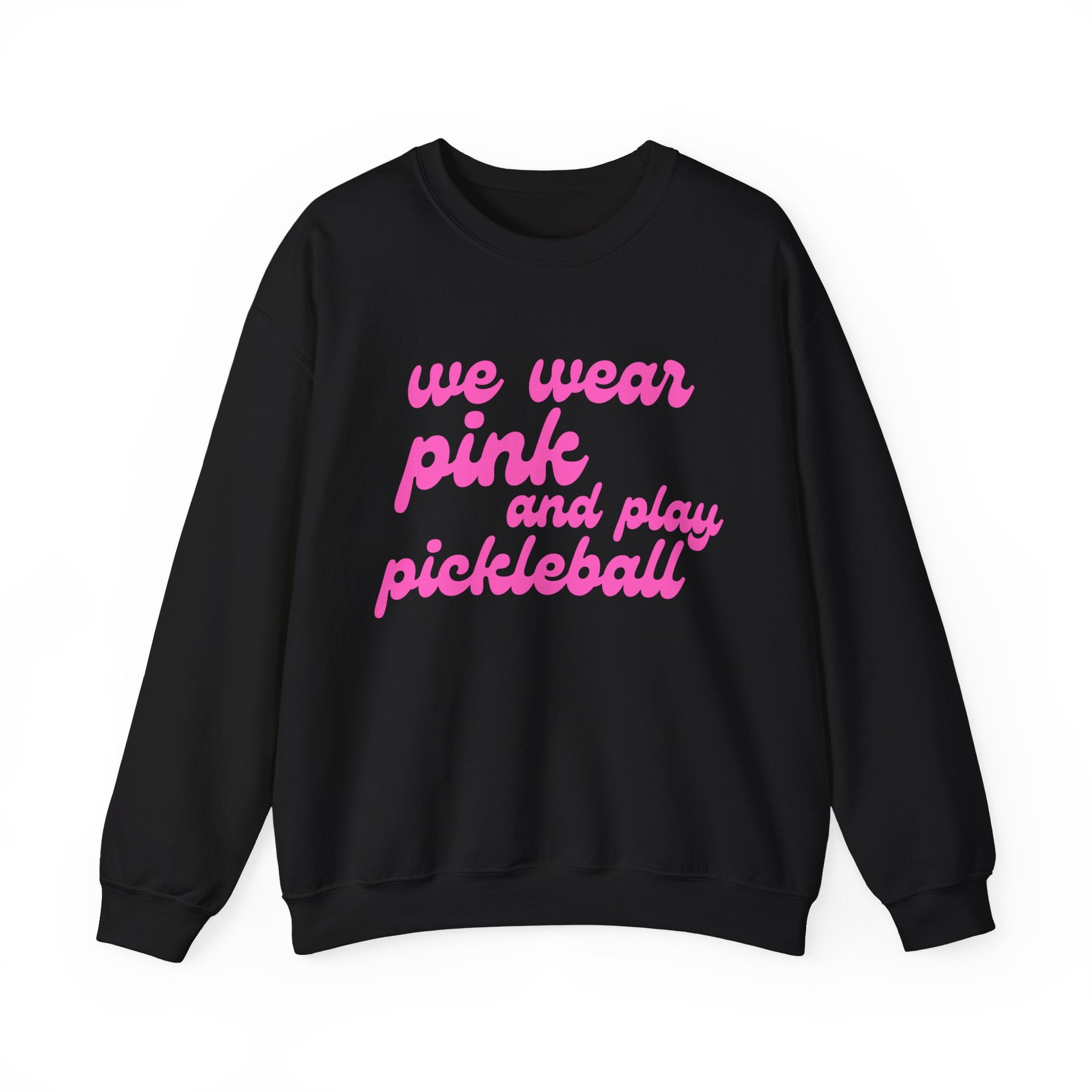 Heavy Blend Crewneck Sweatshirt | we wear pink and wear pickleball | Pink Wednesdays Collection