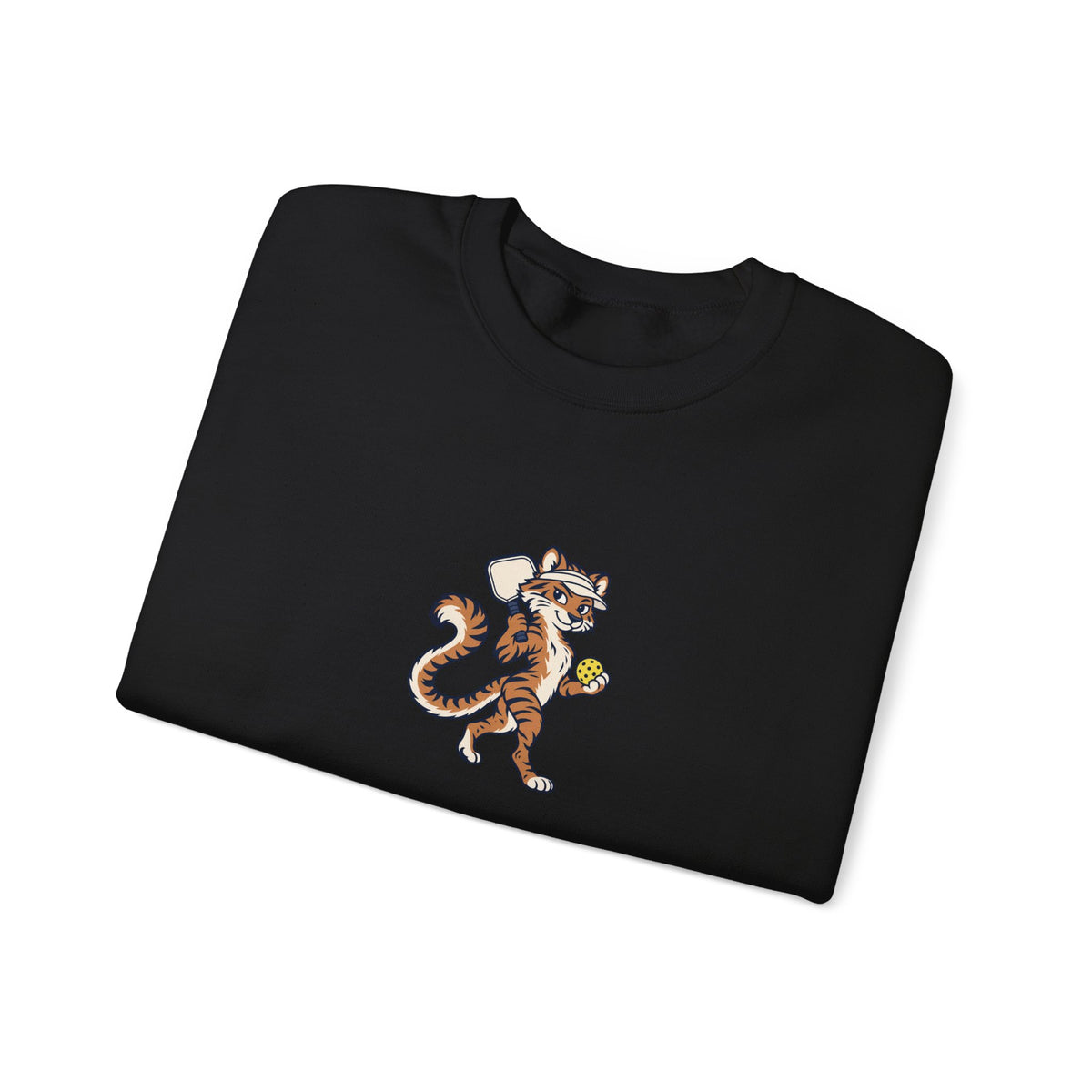 Tiger pickleball crewneck sweatshirt, Eye of the Tiger Dink