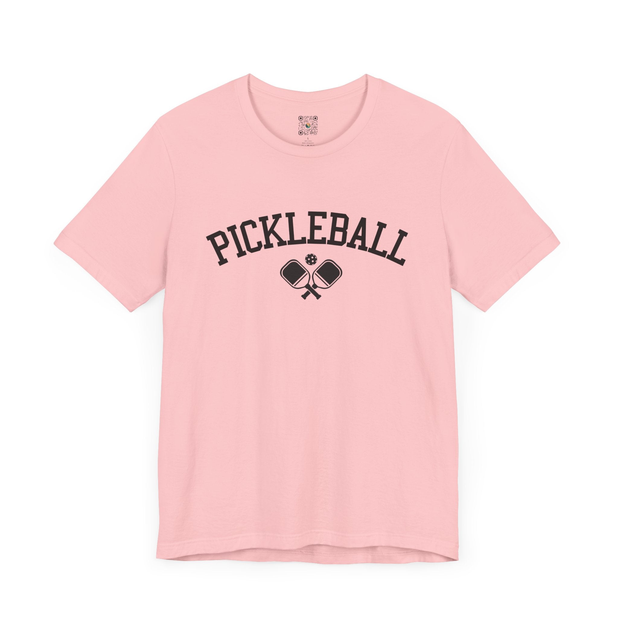 Pickleball T-Shirt - Arched Pickleball with Paddles Design