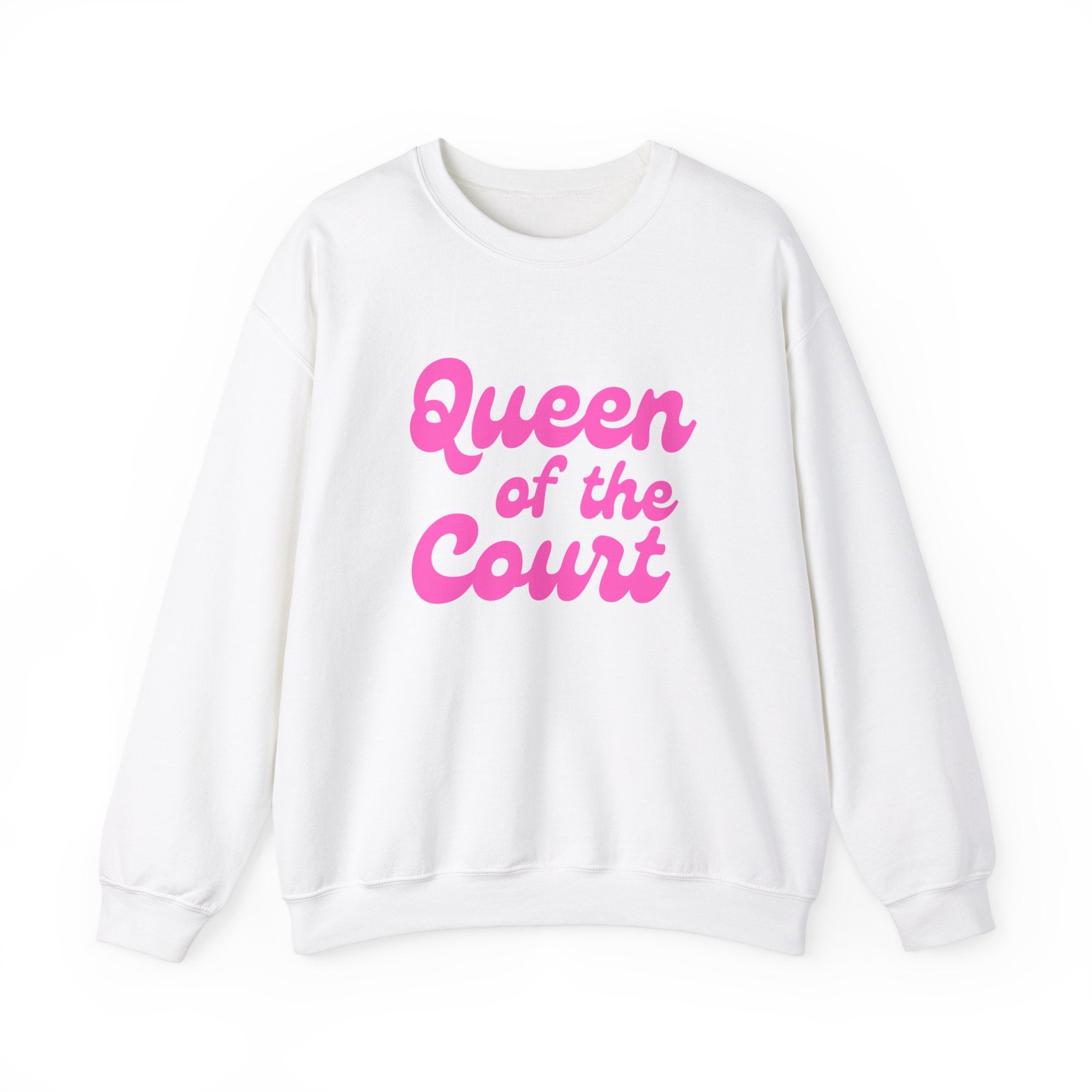 Heavy Blend Crewneck Sweatshirt | Queen of the Court | Pink Wednesdays Collection