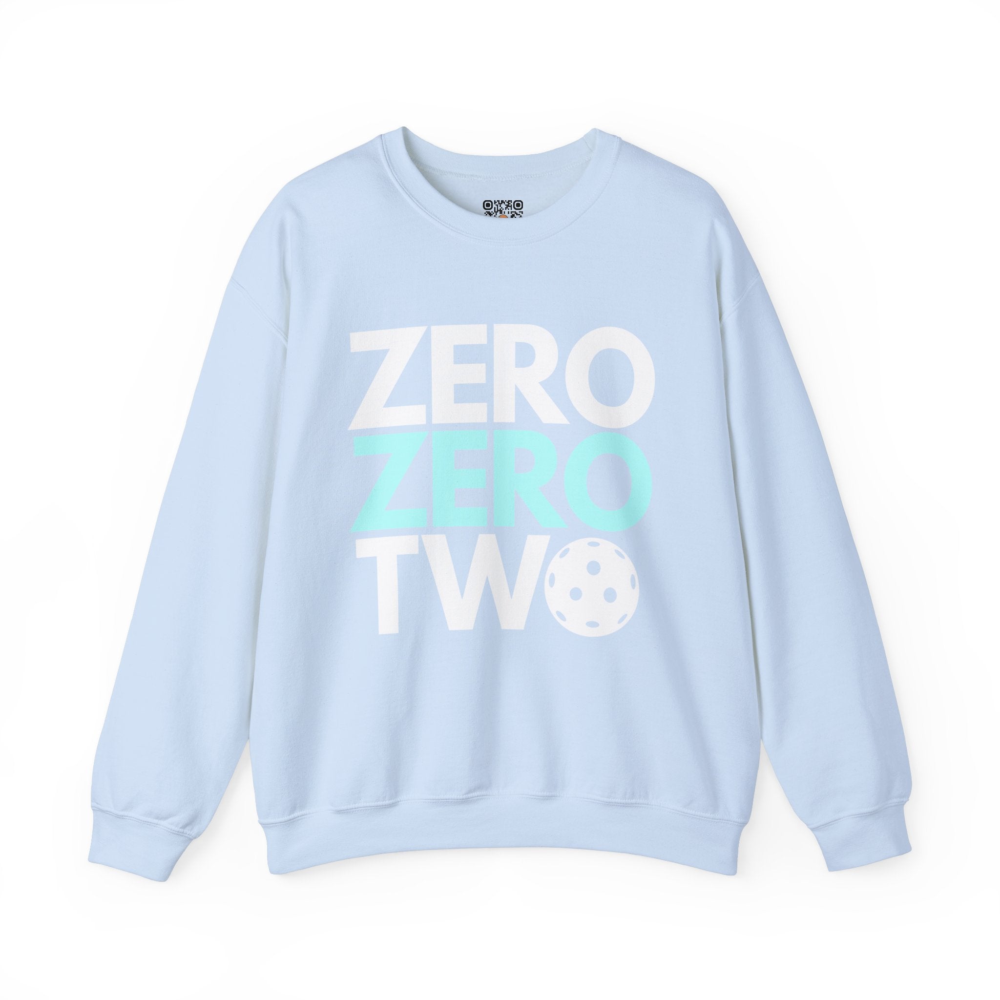 Pickleball Crewneck Sweatshirt - Zero, Zero, Two. - Pickleball Sweatshirt for Women & Men